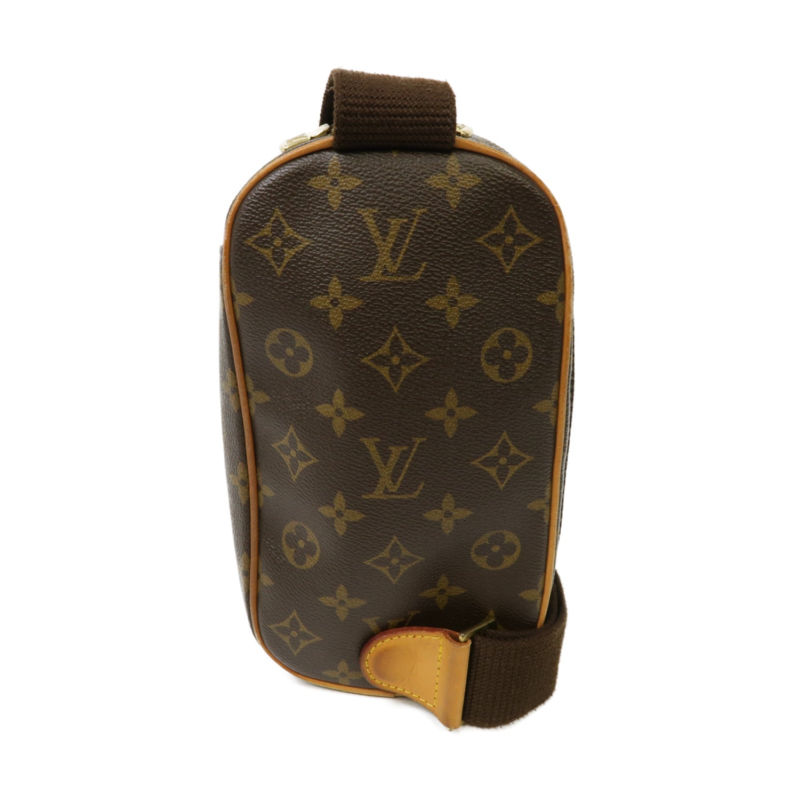 LOUIS VUITTON Monogram Pochette Gange Waist Bag金扣腰包啡色