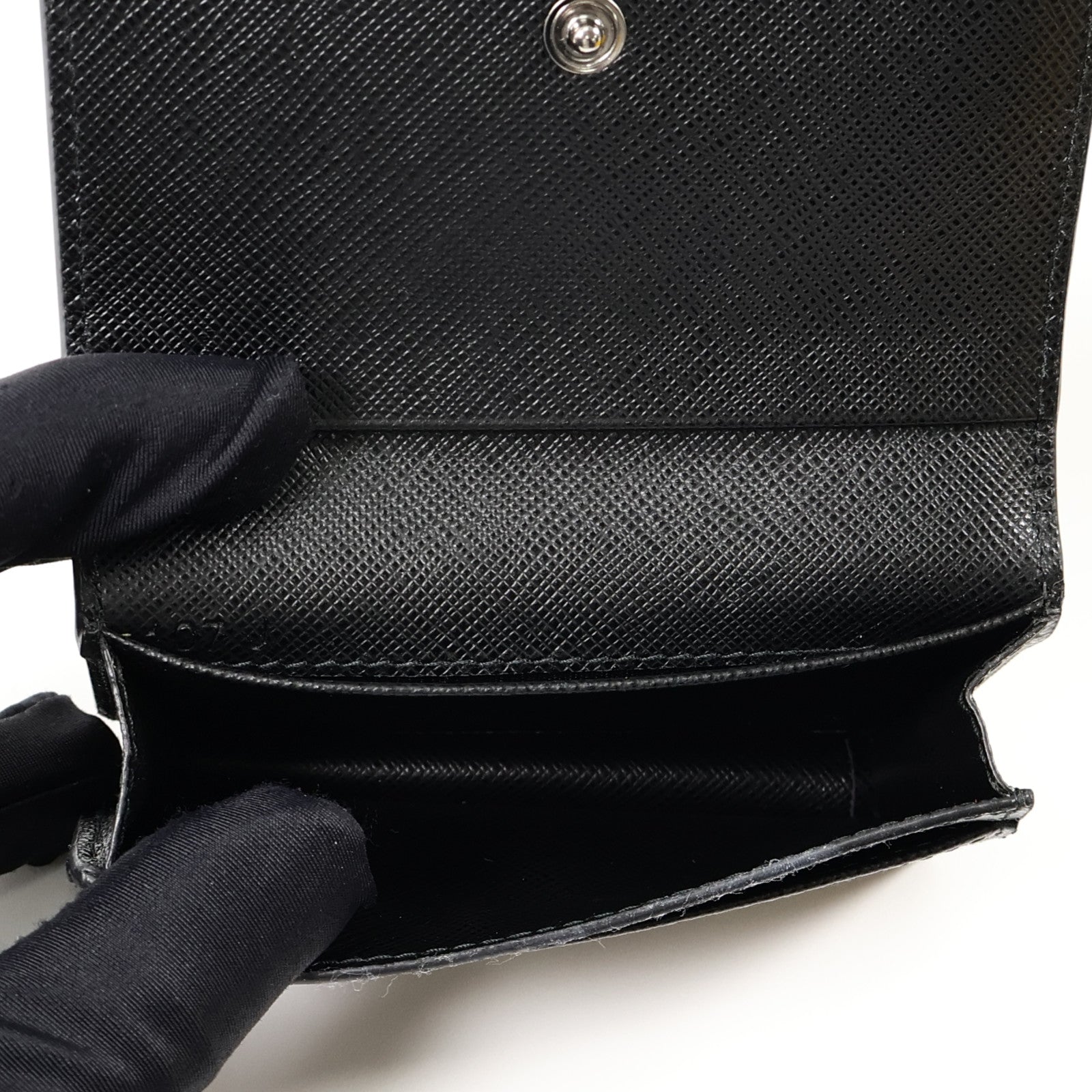 PRADA Saffiano皮革Card Holder卡片套