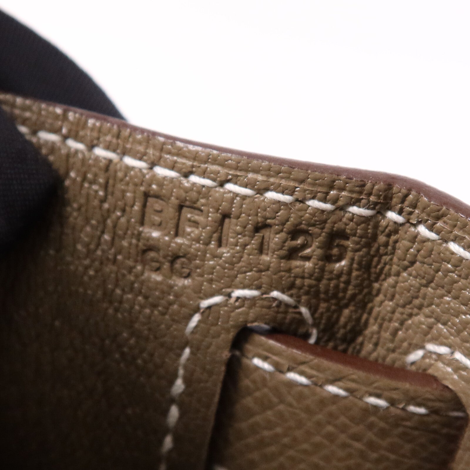 HERMES Epsom皮革Kelly 28 Sellier金扣手挽肩背兩用袋Etoupe