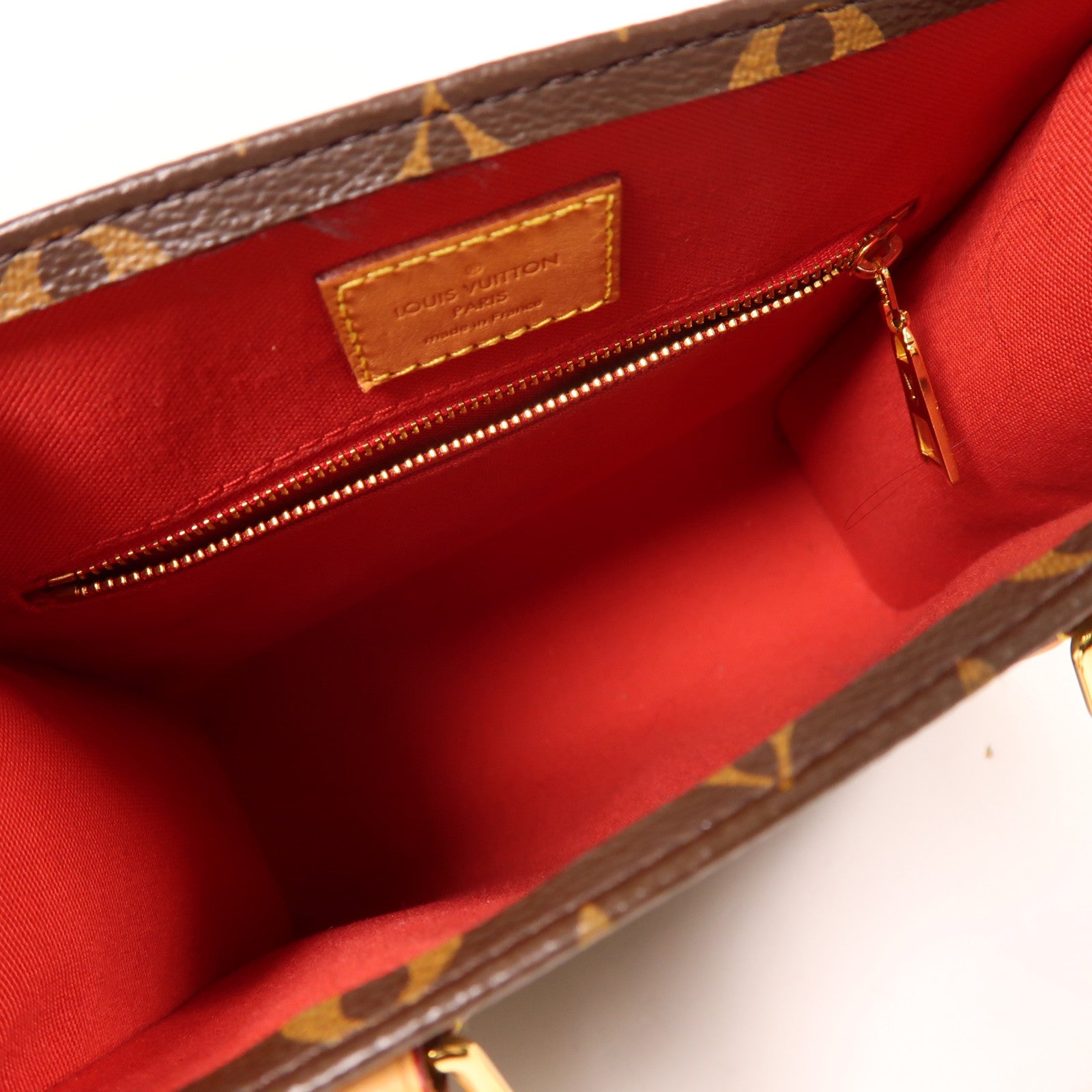 LOUIS VUITTON Monogram Sac Plat BB金扣手挽肩背兩用袋