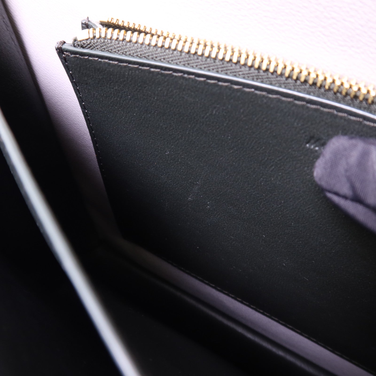 CELINE 牛皮皮革Envelope Shoulder Bag金扣鏈帶肩背袋