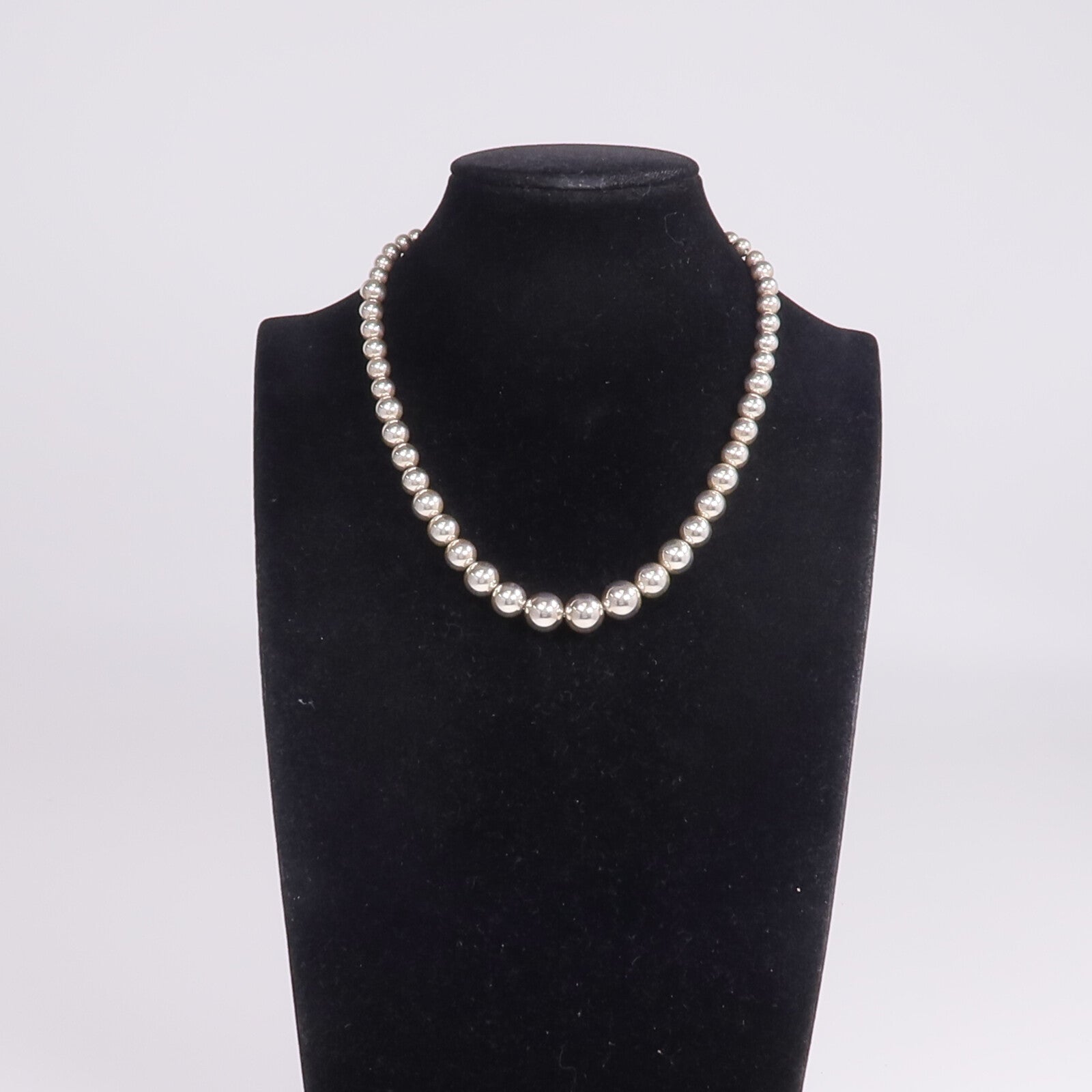 TIFFANY＆CO 925純銀Ball Necklace項鍊