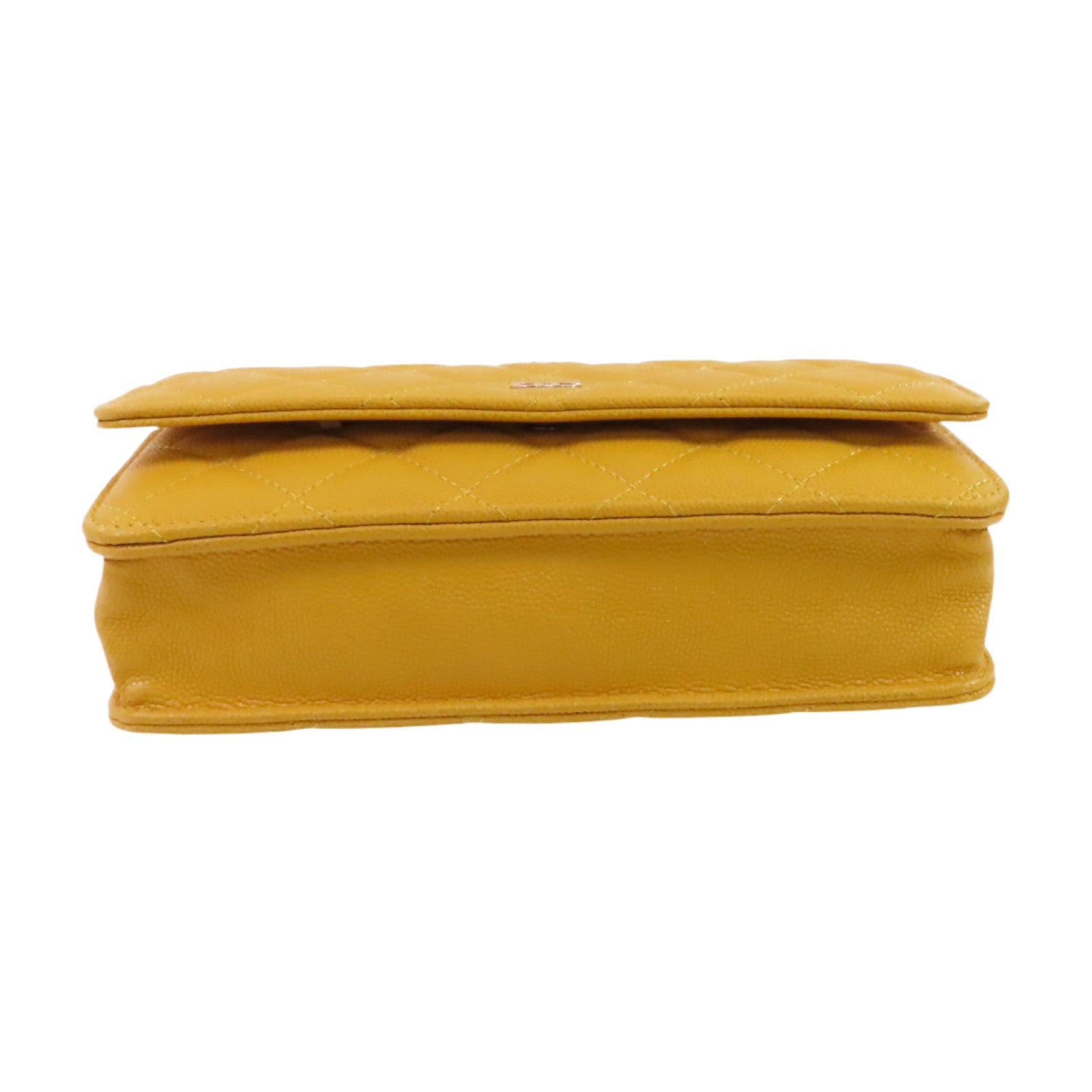 CHANEL 牛皮皮革Chanel WOC Wallet On Chain金扣鏈帶肩背袋