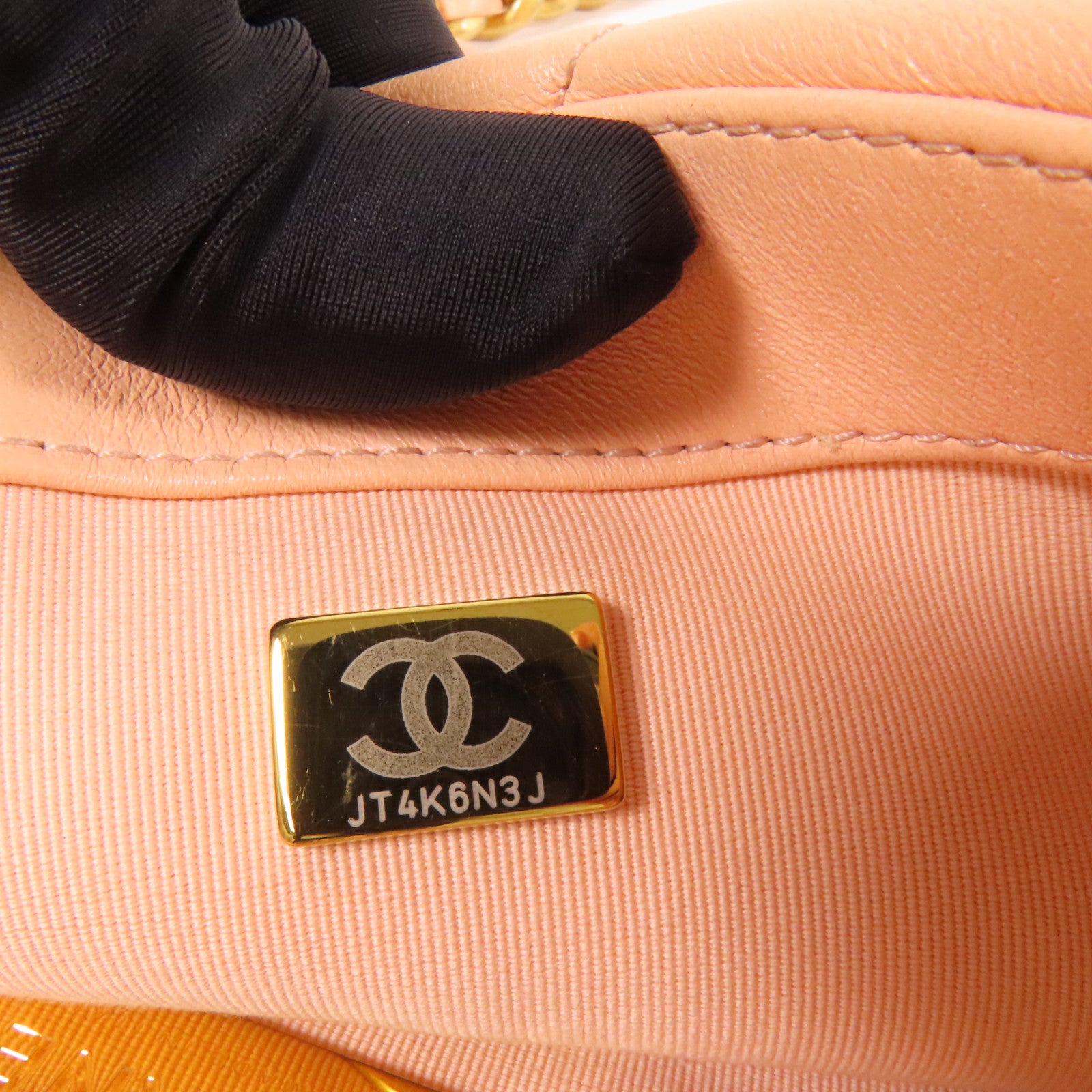 CHANEL 羊皮皮革Chanel 19 Small金扣鏈帶肩背袋