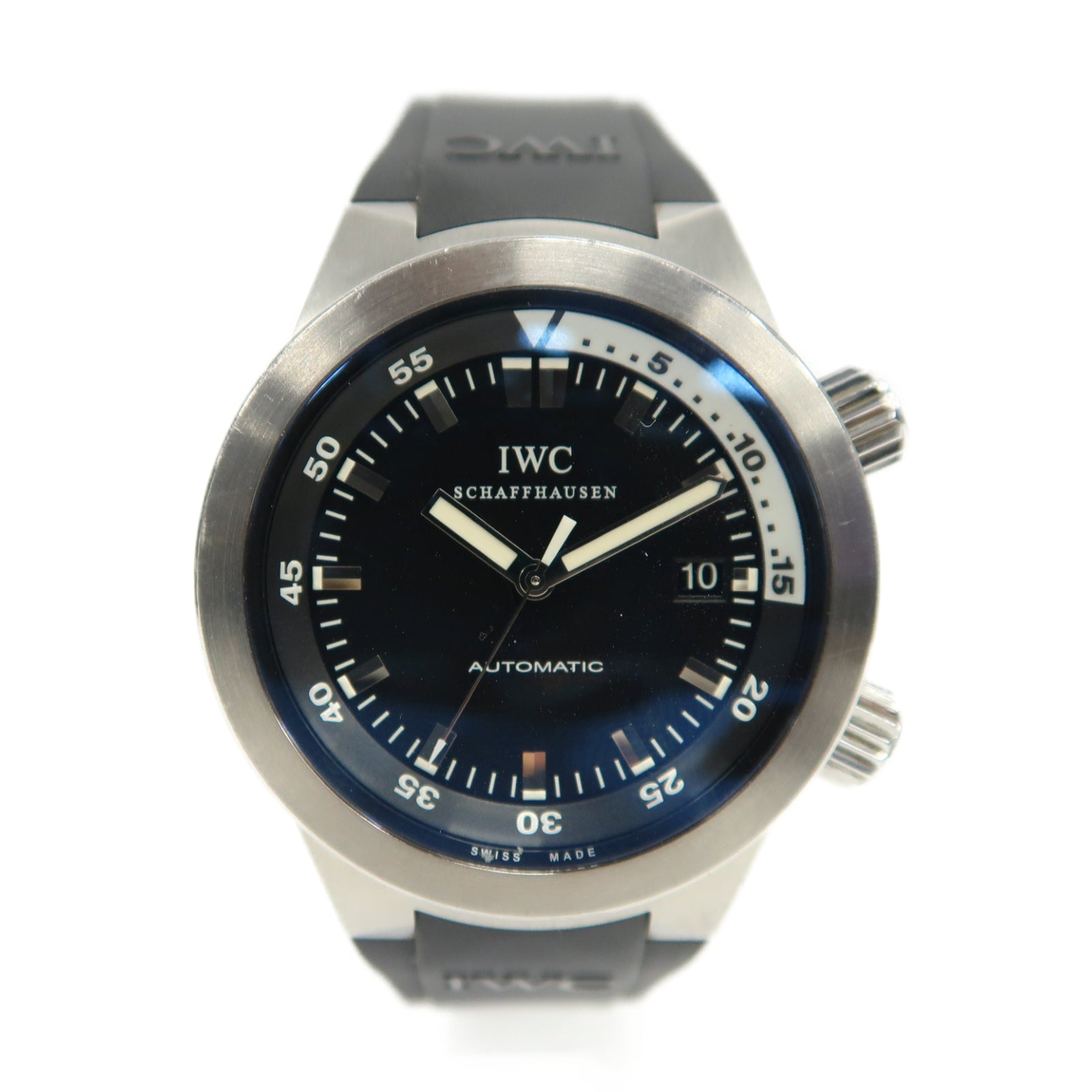 IWC Aquatimer Automatic不鏽鋼手錶自動機芯藍色
