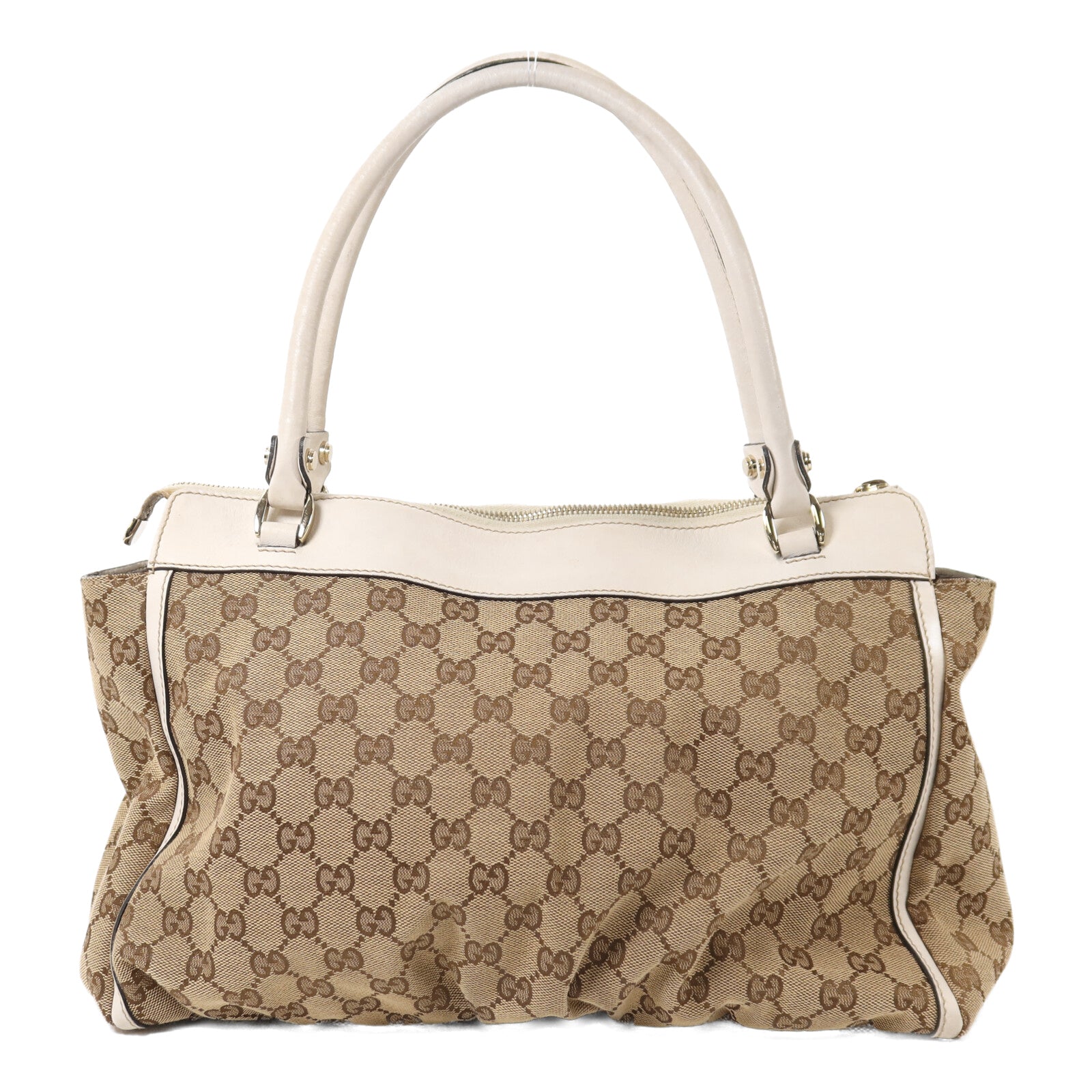 GUCCI 帆布Shoulder Bag金扣肩背袋