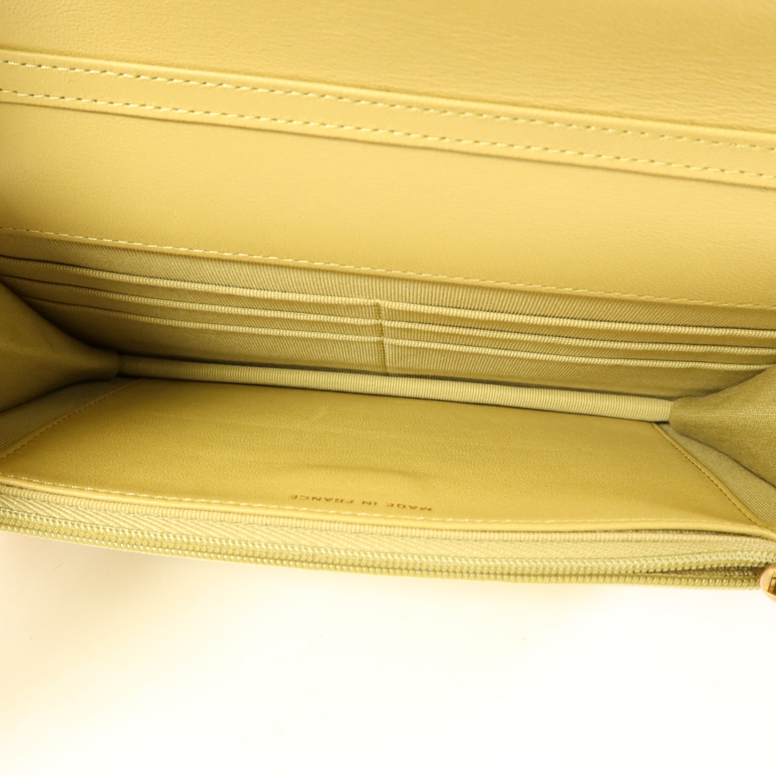 CHANEL 羊皮皮革Wallet On Chain WOC金扣鏈帶肩背袋