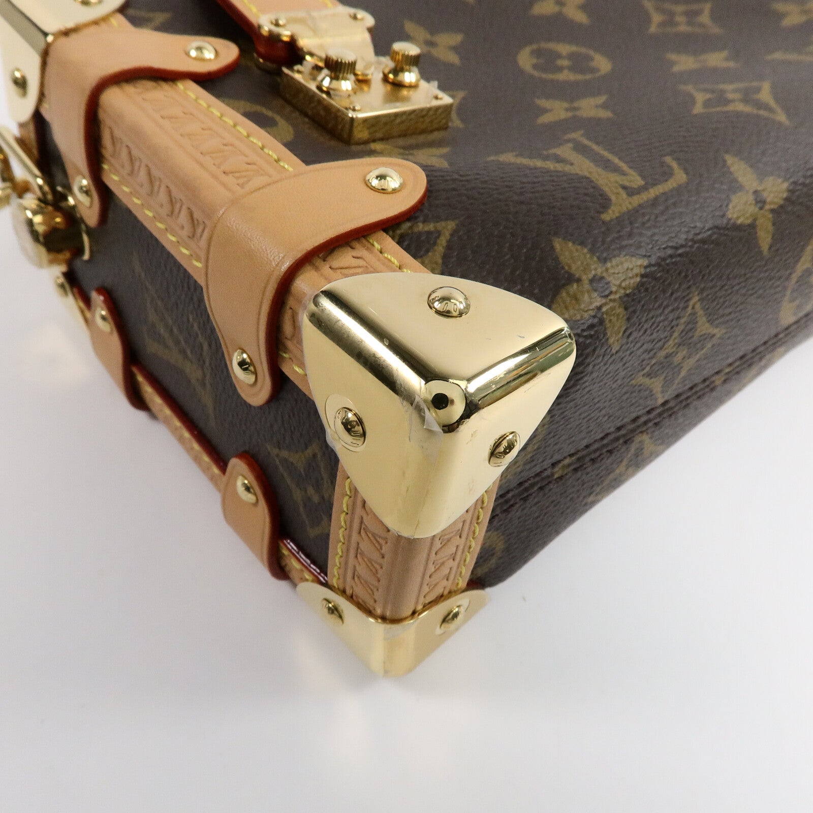 LOUIS VUITTON Monogram Side Trunk PM手挽肩背兩用袋