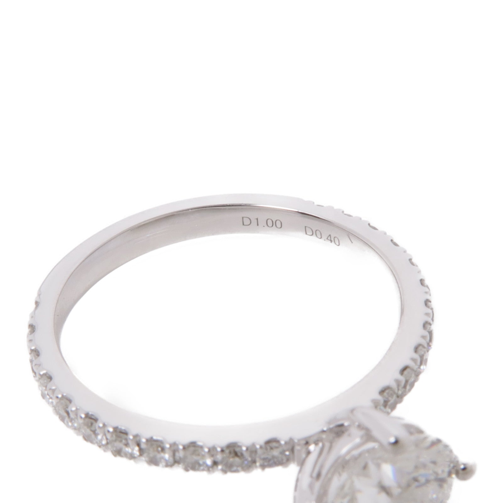 JEWELRY 18K白金Diamond Ring鑽石戒指US#6.25