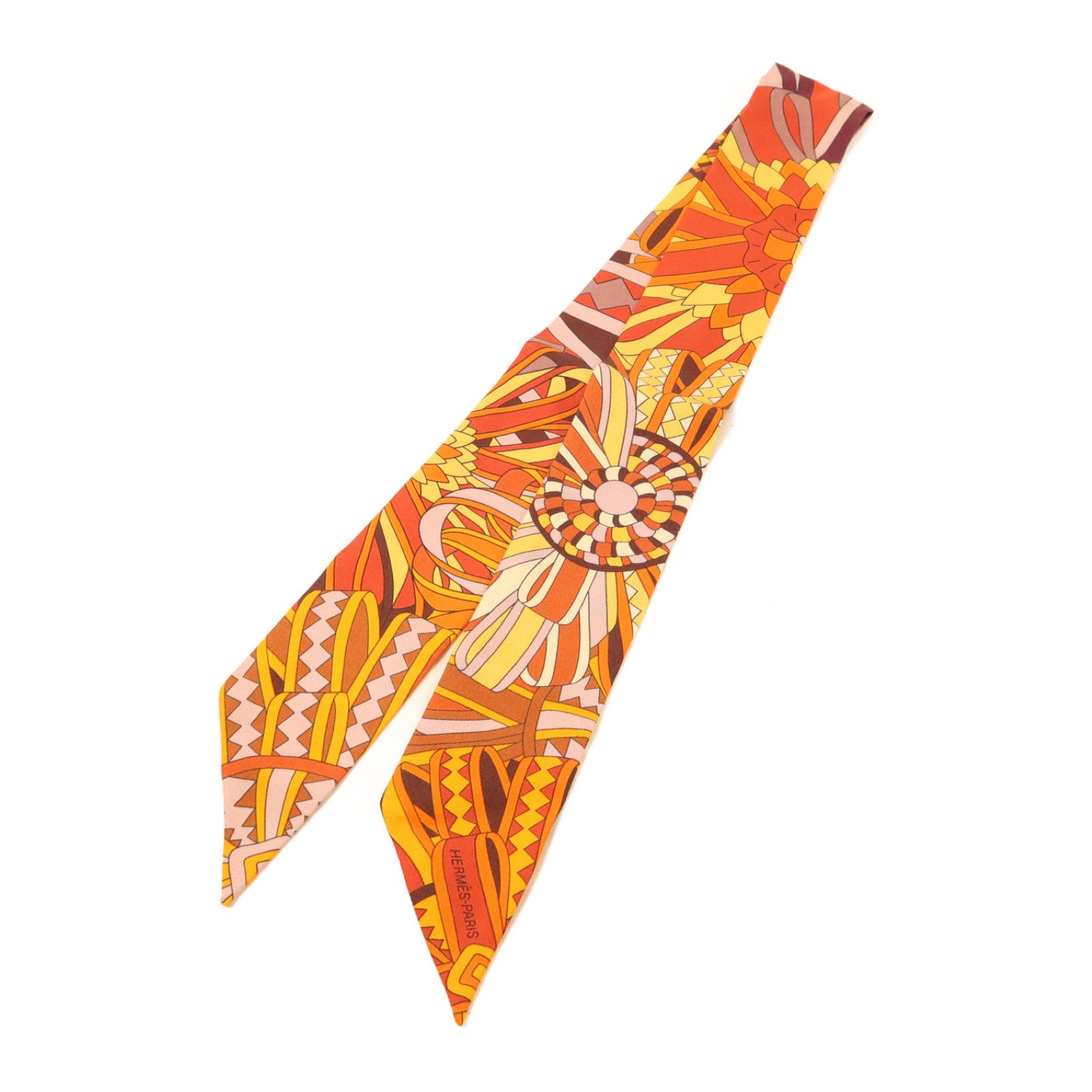 HERMES 絲質Twilly絲巾