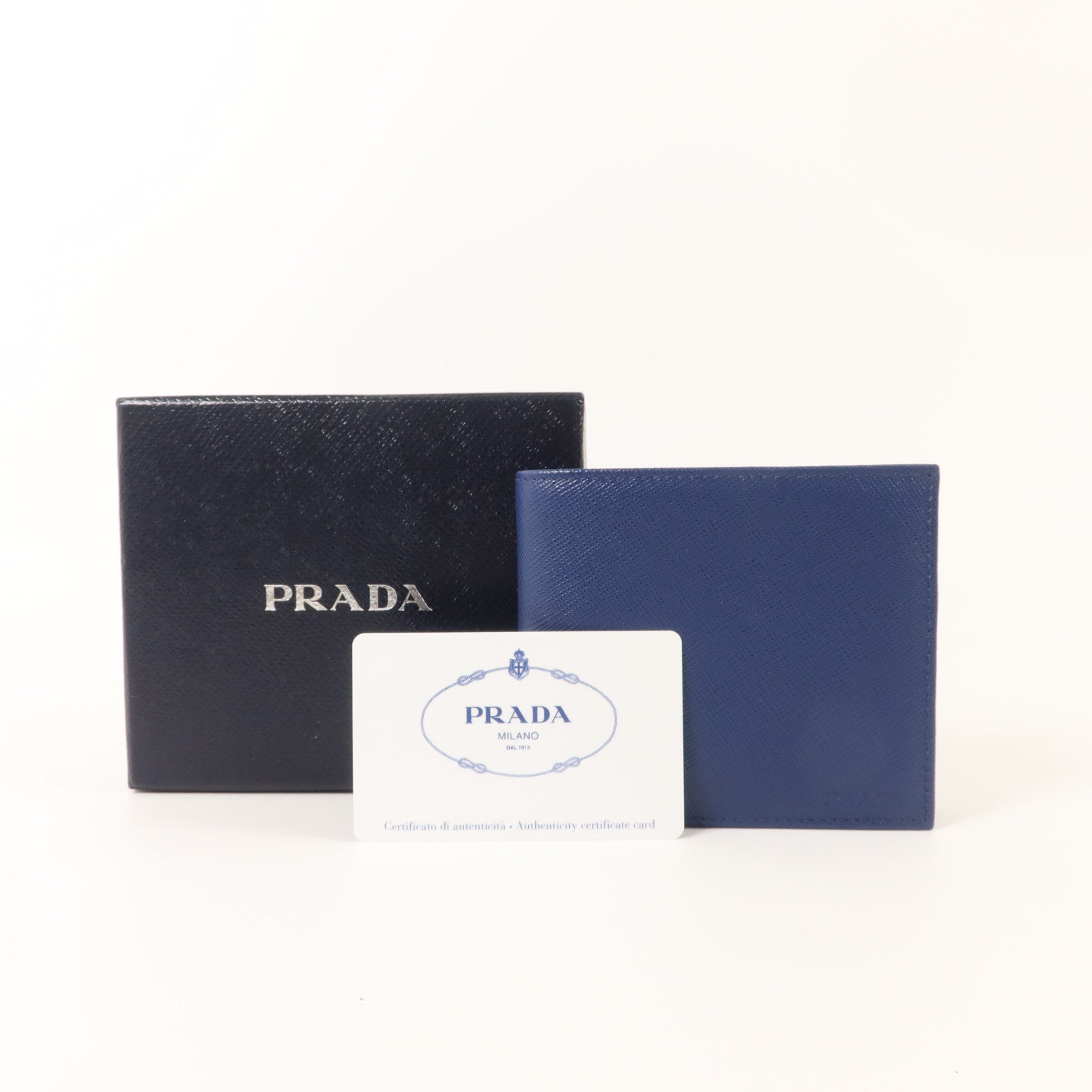 PRADA Saffiano皮革Bifold Wallet錢包