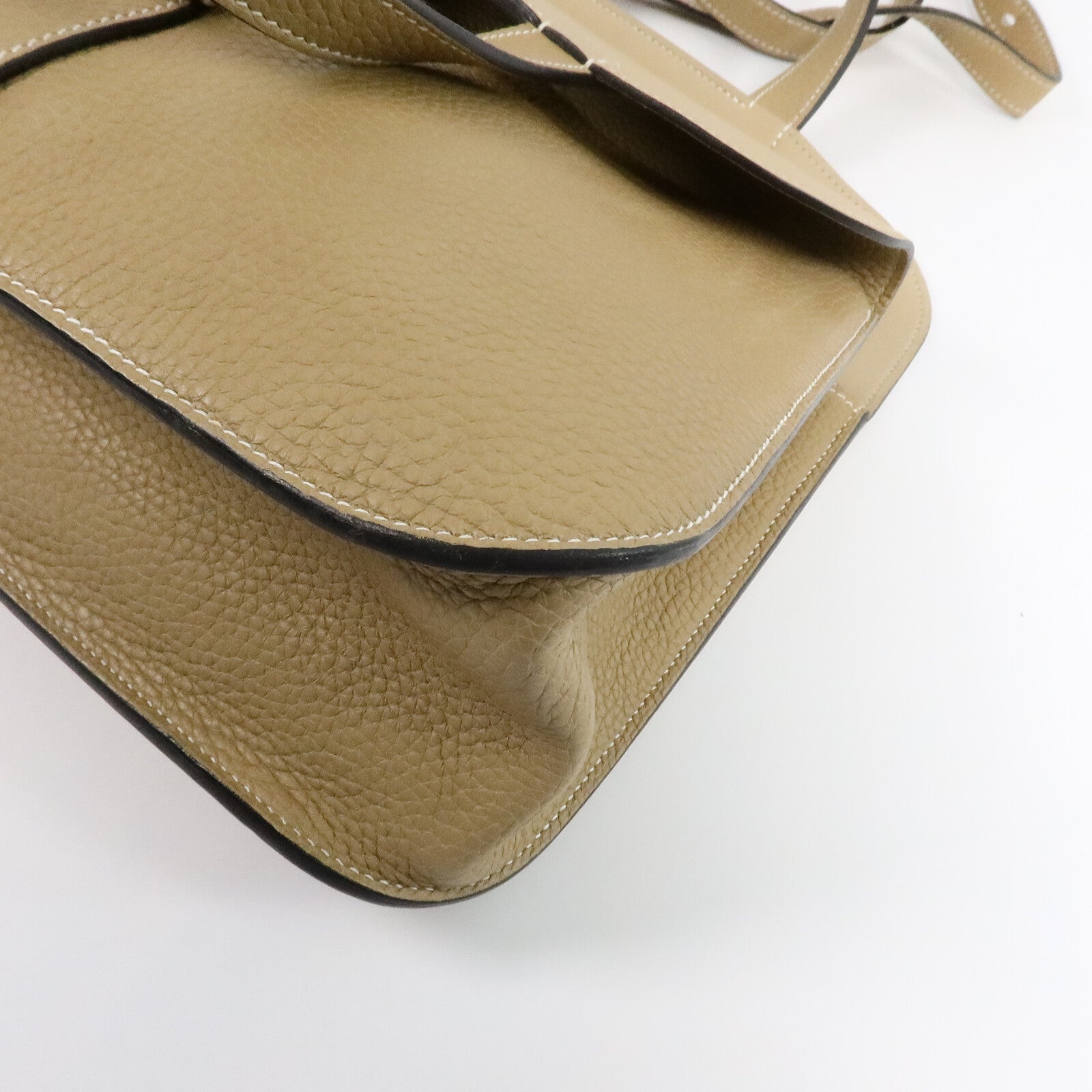 HERMES Clemence皮革Halzan 31手挽肩背兩用袋Trench
