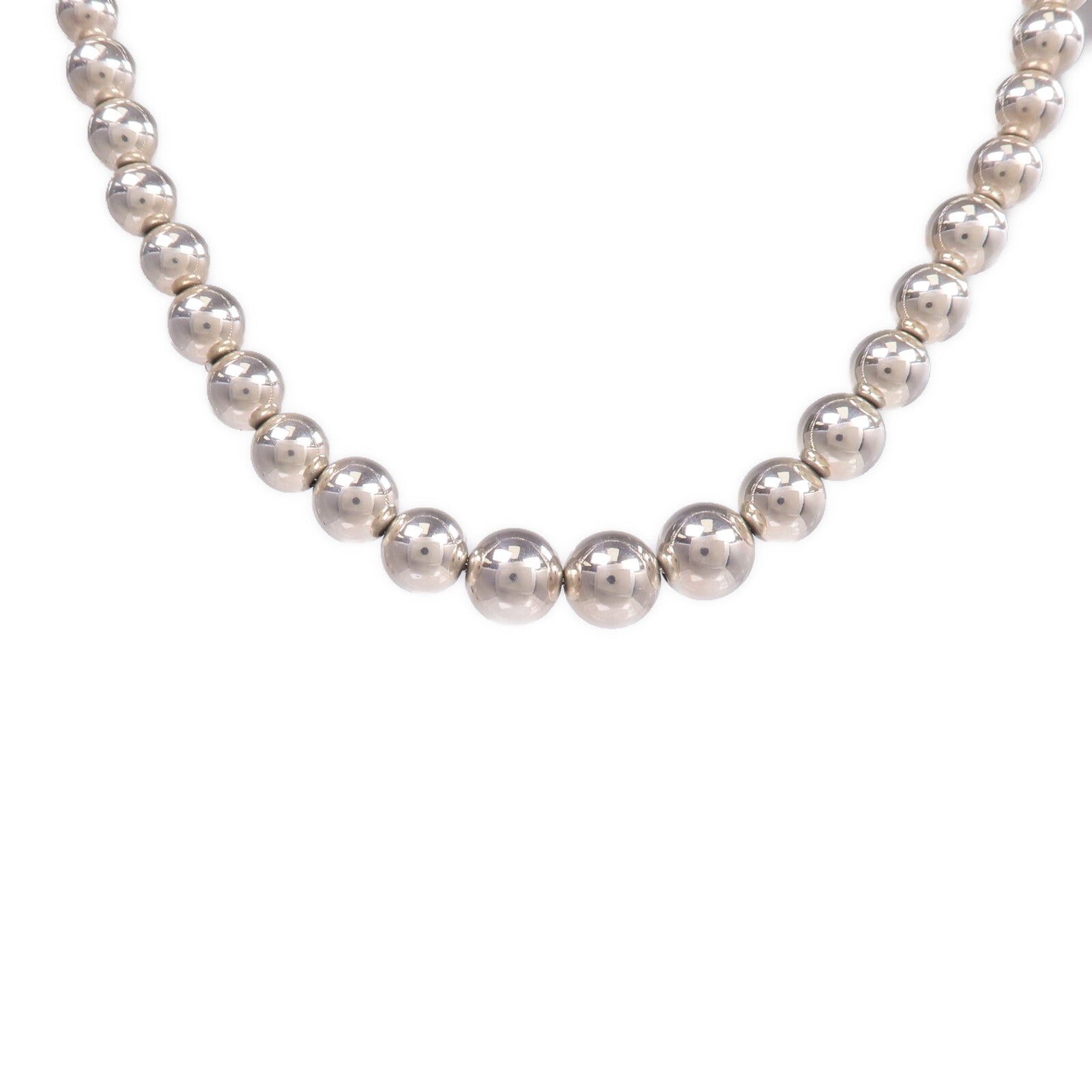 TIFFANY＆CO 925純銀Ball Necklace項鍊