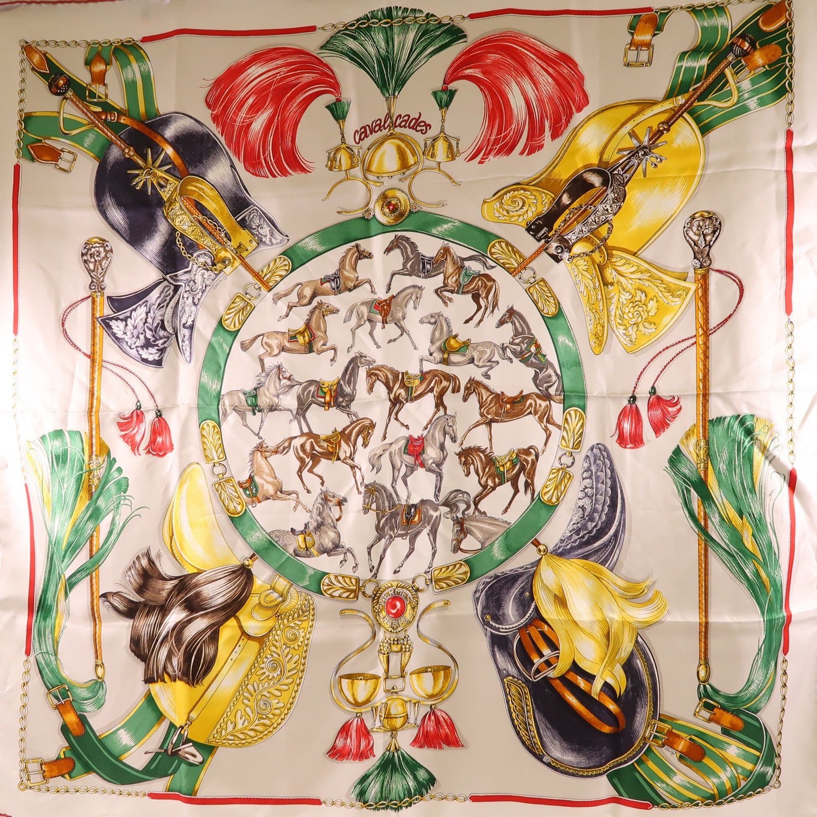 HERMES 絲質Scarf 90X90絲巾