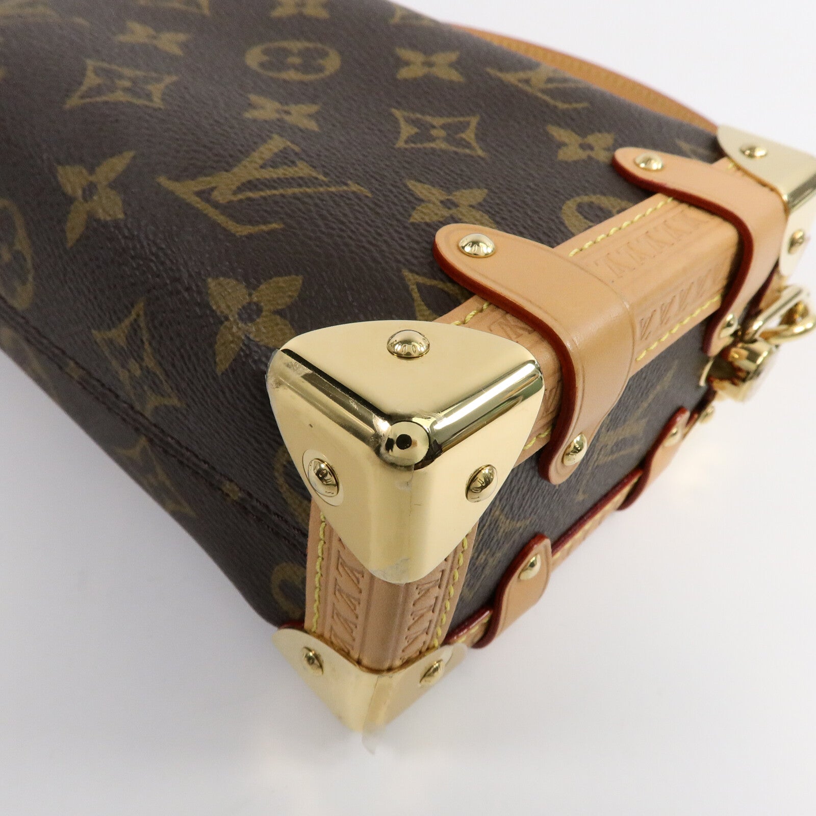 LOUIS VUITTON Monogram Side Trunk PM手挽肩背兩用袋