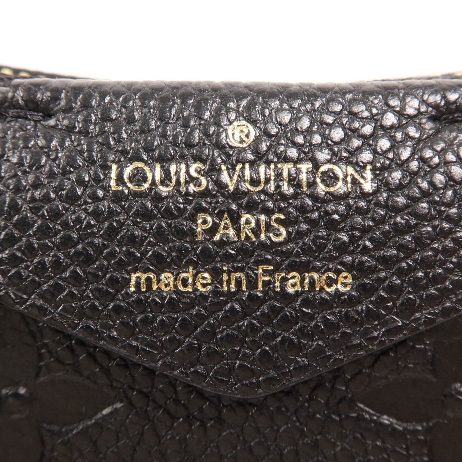 LOUIS VUITTON Monogram Empreinte Easy Pouch On Strap金扣手挽肩背兩用袋