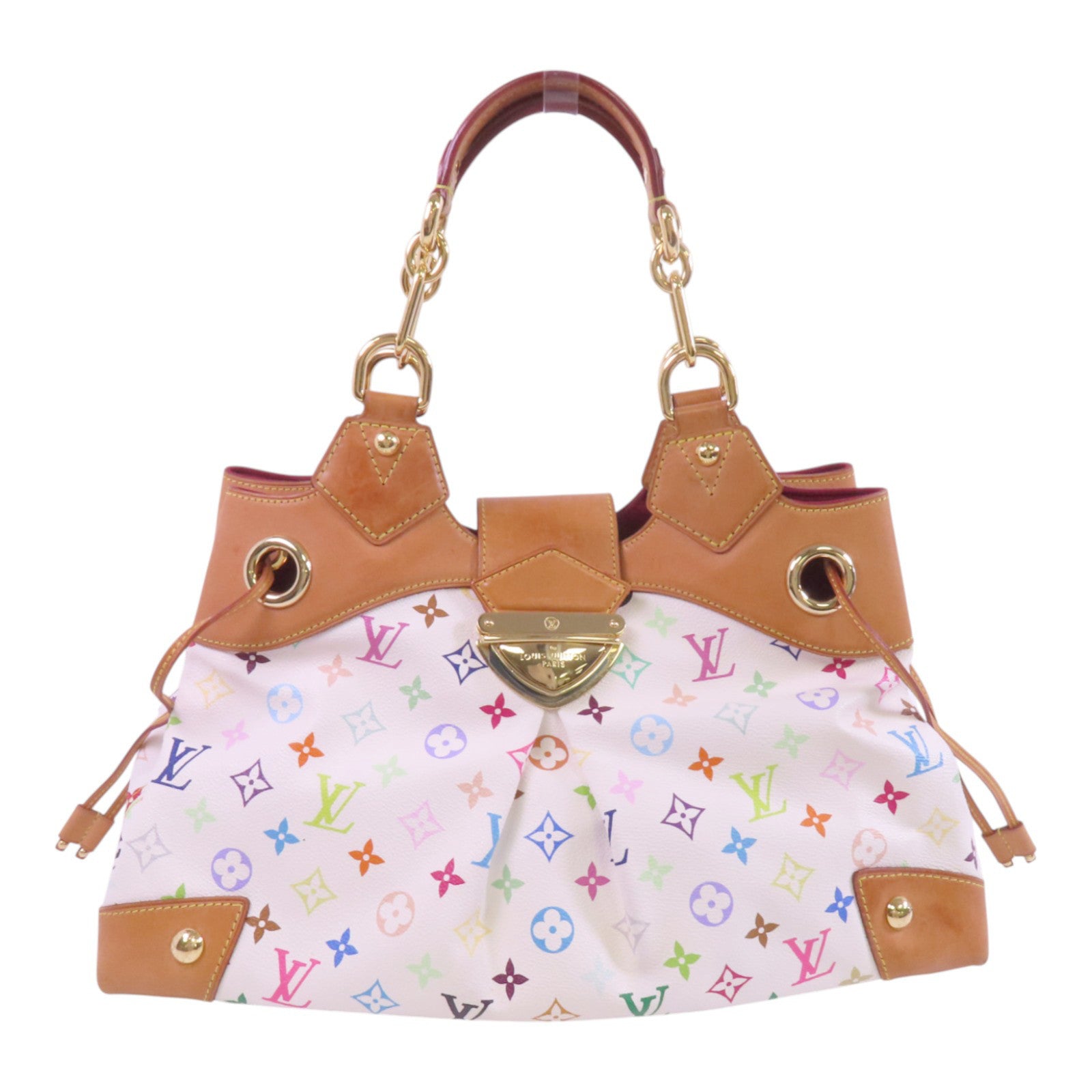 LOUIS VUITTON Monogram Multicolore Ursula金扣肩背袋