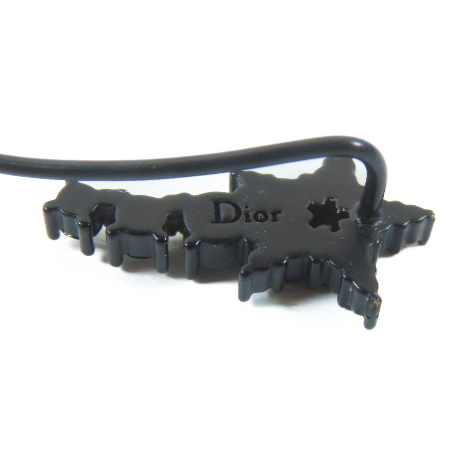 Dior 金屬Earrings耳環黑色