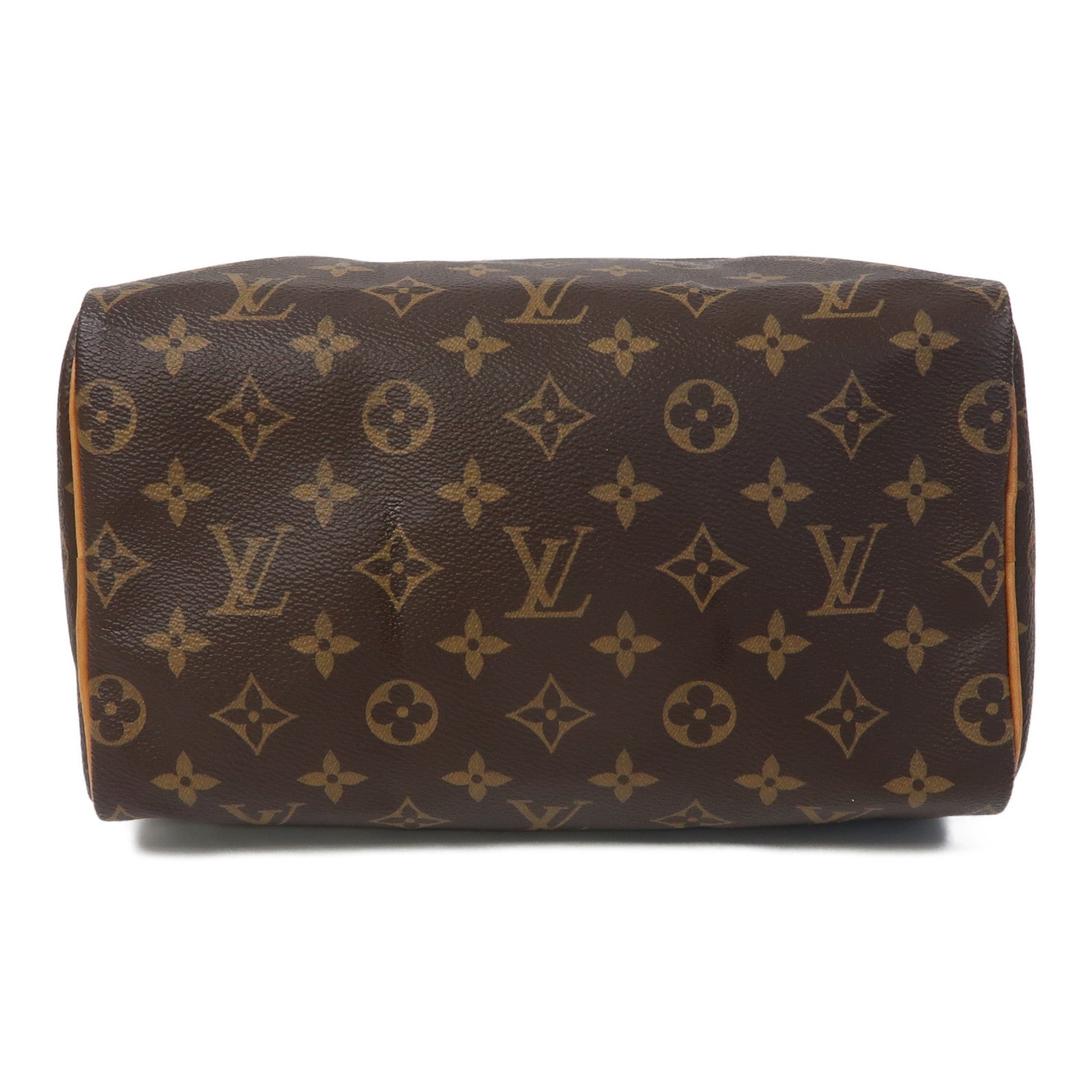 LOUIS VUITTON Monogram Speedy 25金扣手挽袋啡色