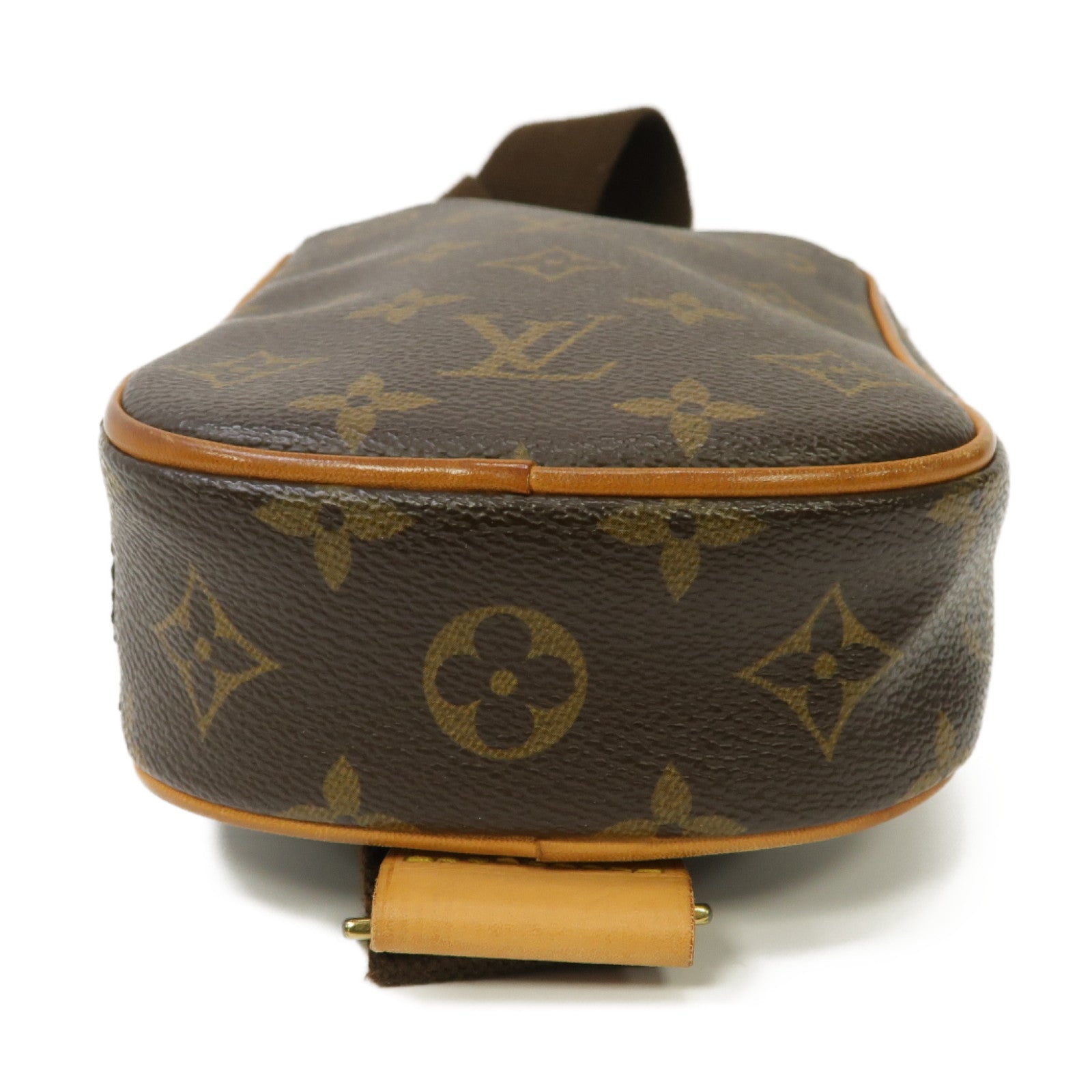 LOUIS VUITTON Monogram Pochette Gange Waist Bag金扣腰包啡色