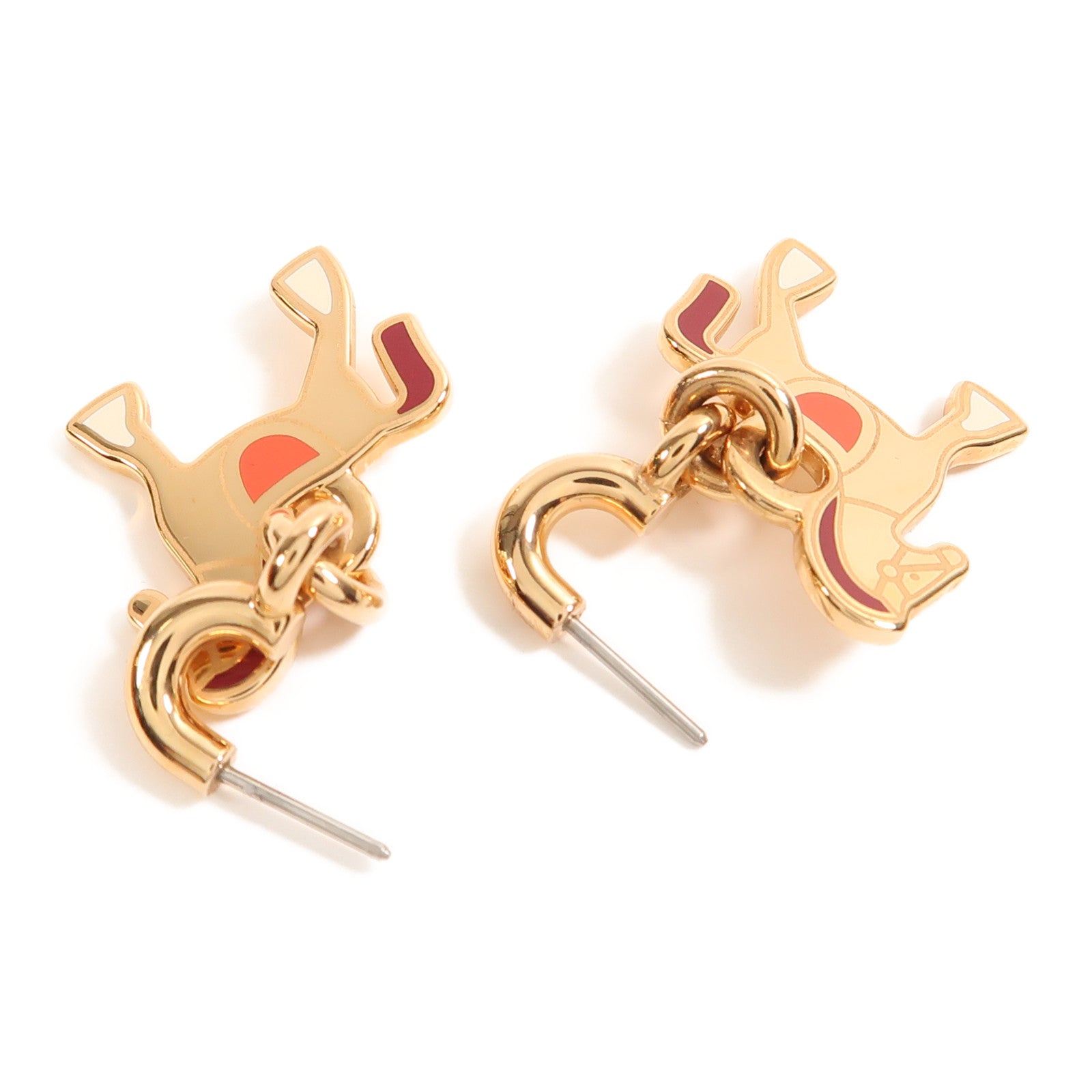 HERMES 金屬Cheval Earrings耳環