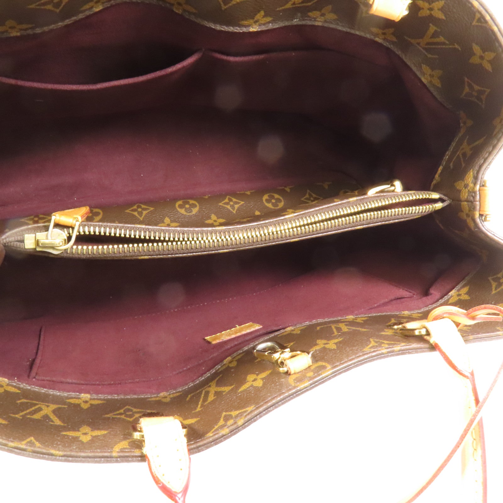 LOUIS VUITTON Monogram Montaigne MM金扣手挽肩背兩用袋