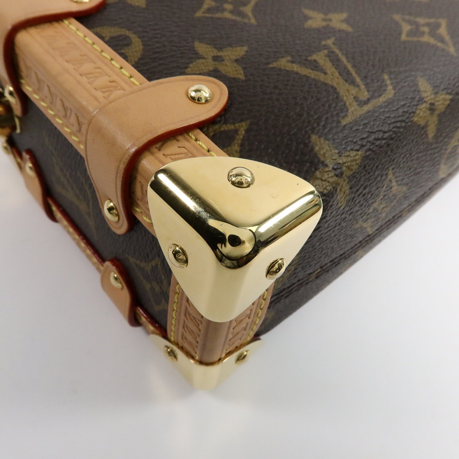 LOUIS VUITTON Monogram Side Trunk PM手挽肩背兩用袋