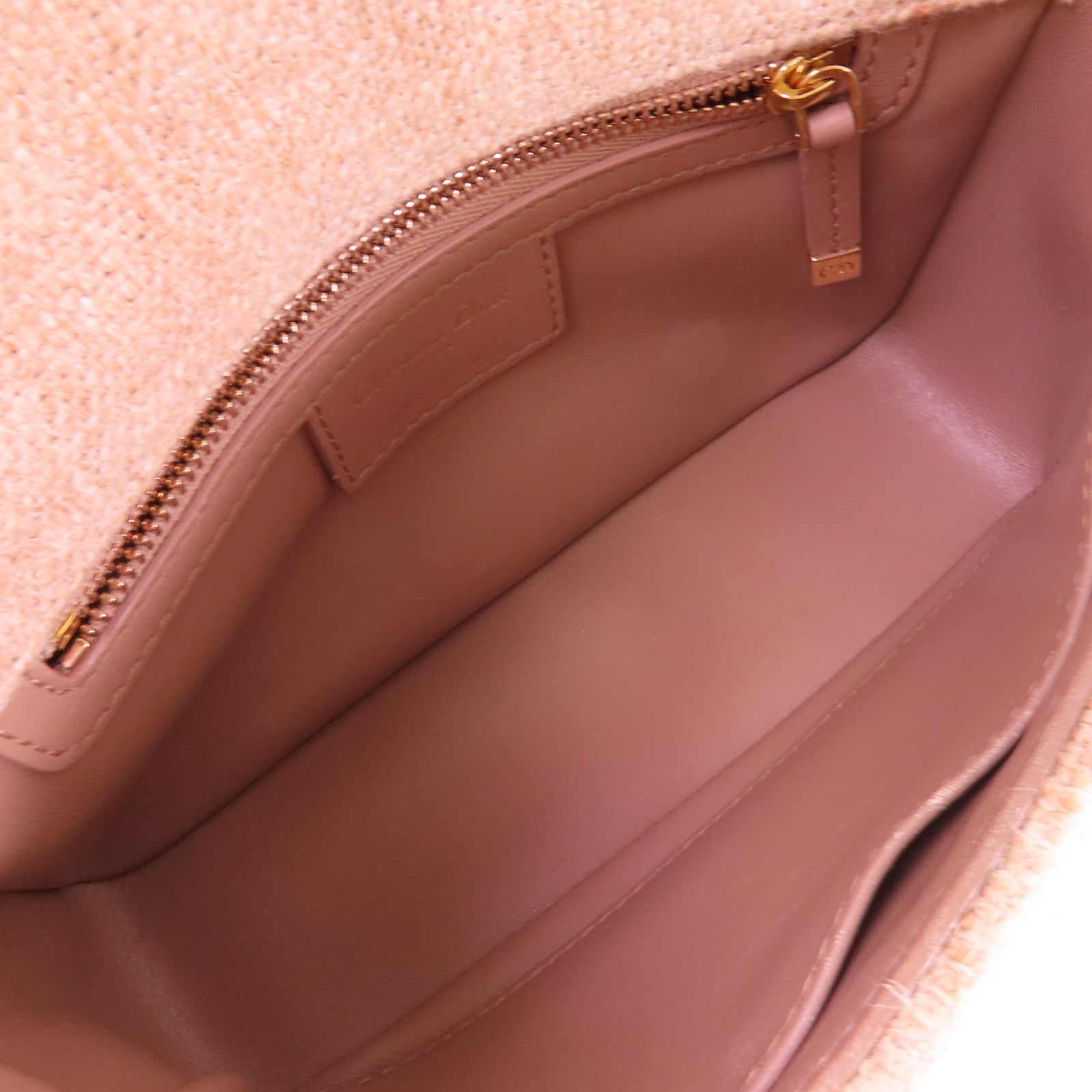 Dior 帆布Caro金扣鏈帶肩背袋