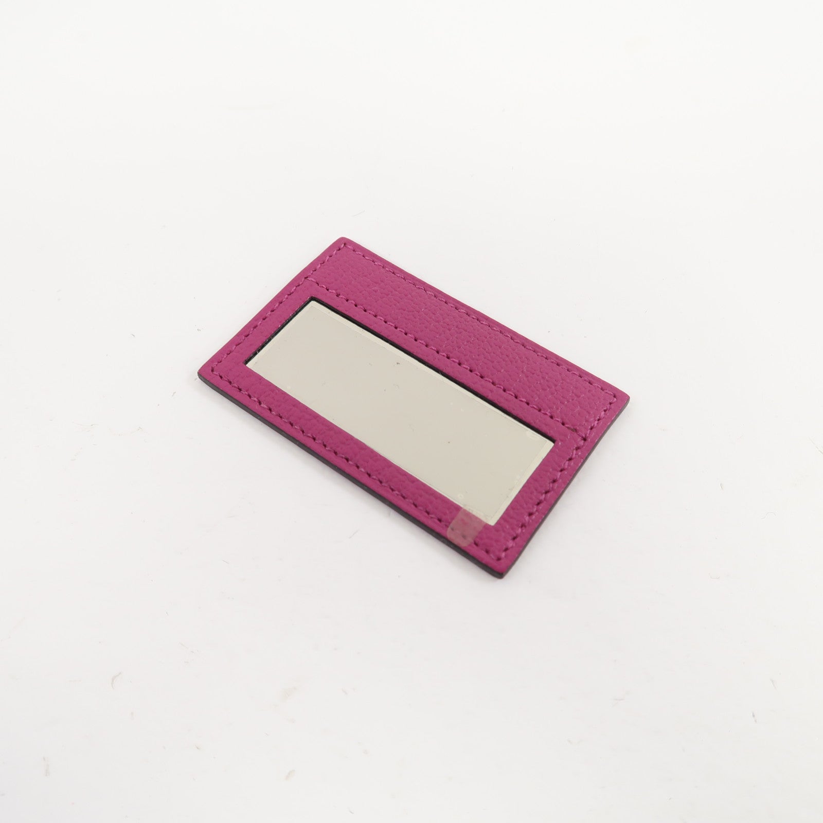 HERMES 【激減優惠】Chevre皮革Cinhetic To Go Wallet銀扣肩背袋木蘭粉色