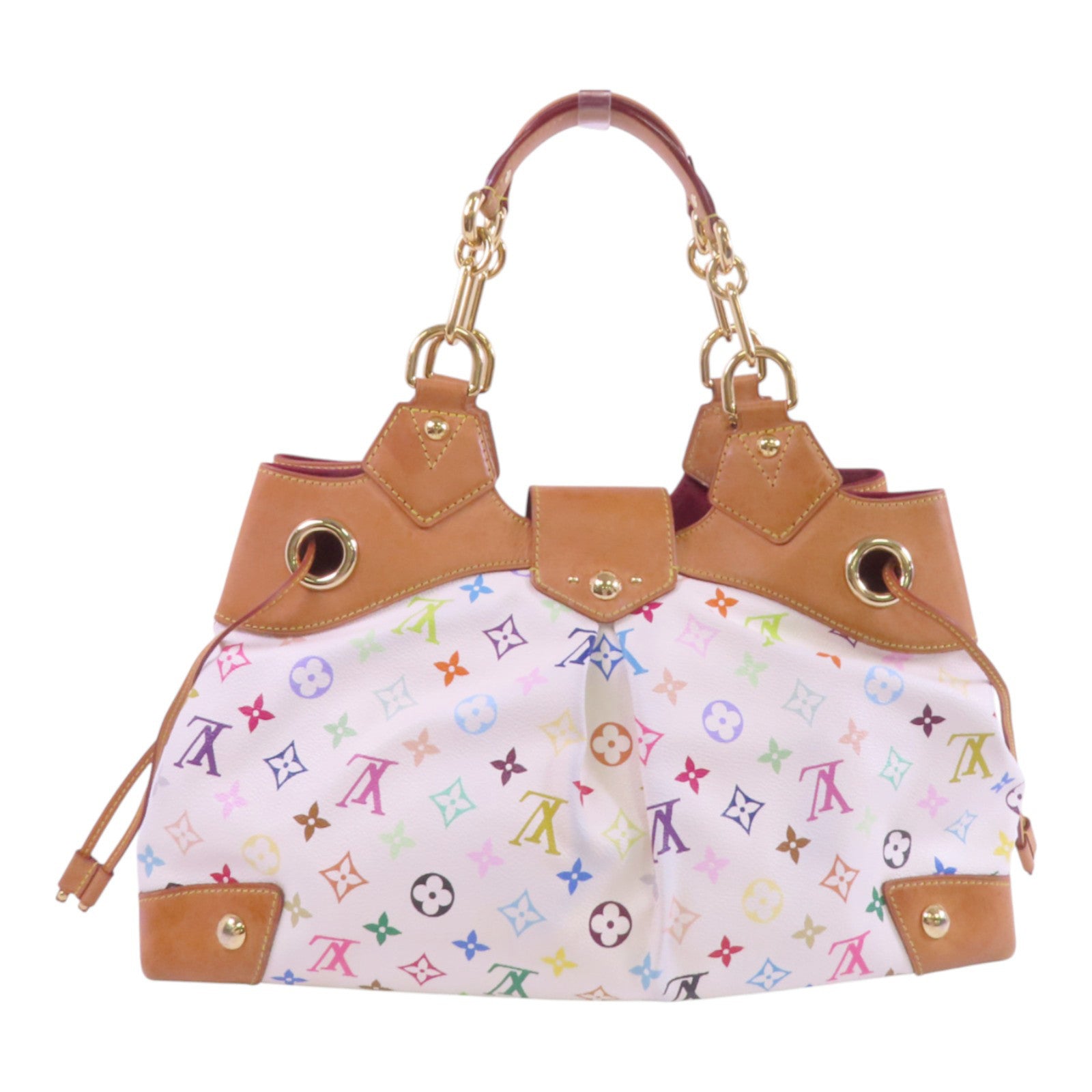 LOUIS VUITTON Monogram Multicolore Ursula金扣肩背袋