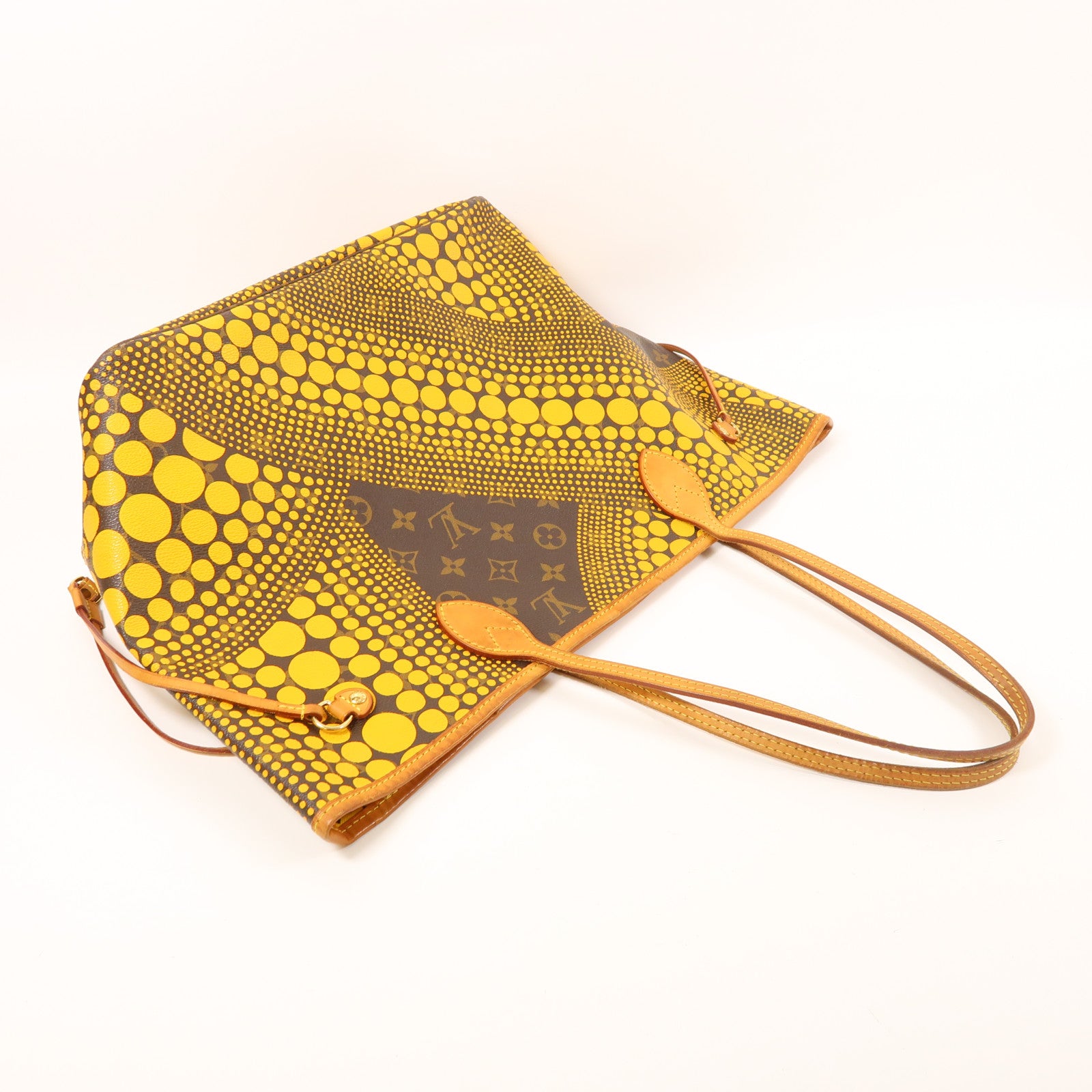 LOUIS VUITTON 【激減優惠】Monogram YK Neverfull MM金扣手挽袋