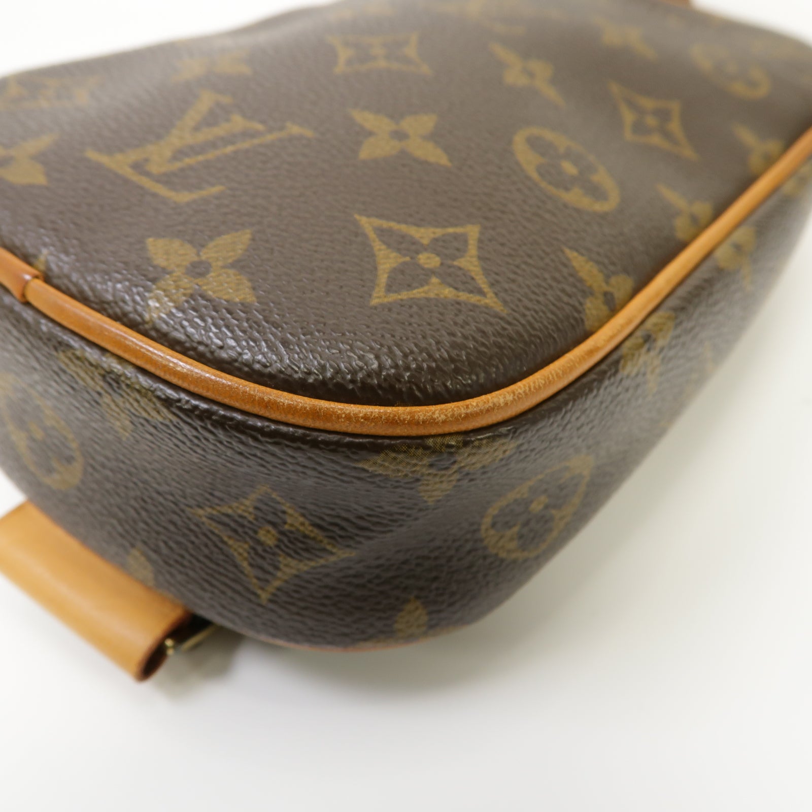 LOUIS VUITTON Monogram Pochette Gange Waist Bag金扣腰包啡色