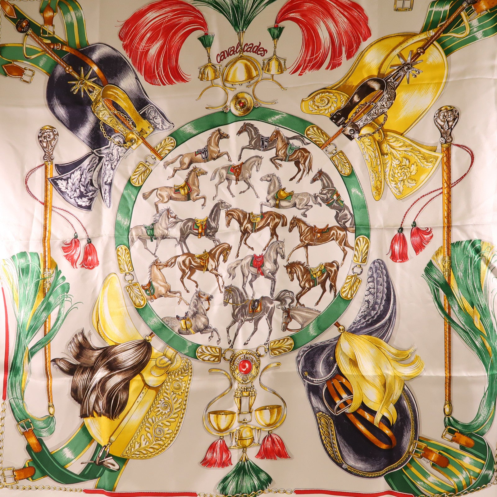 HERMES 絲質Scarf 90X90絲巾