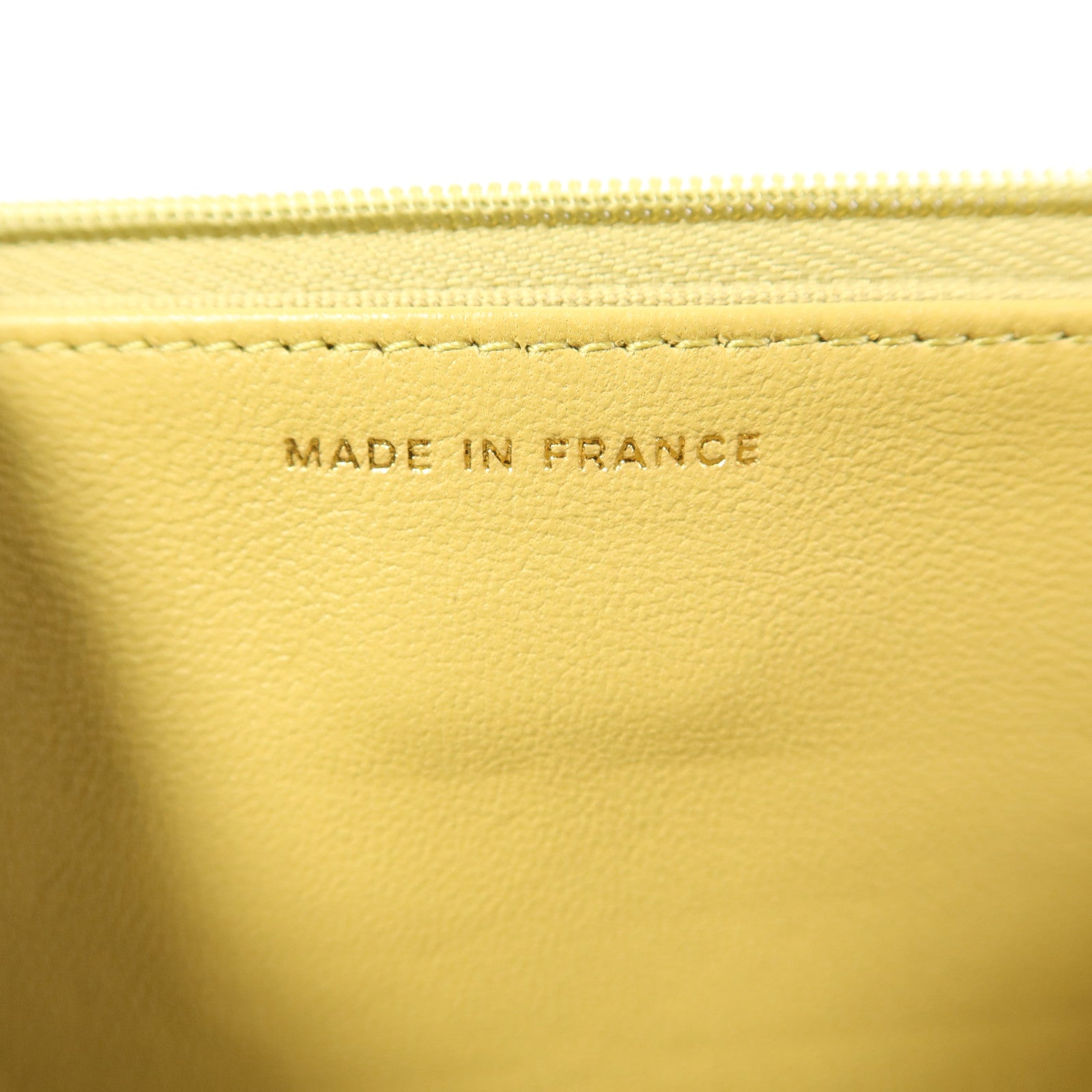 CHANEL 羊皮皮革Wallet On Chain WOC金扣鏈帶肩背袋