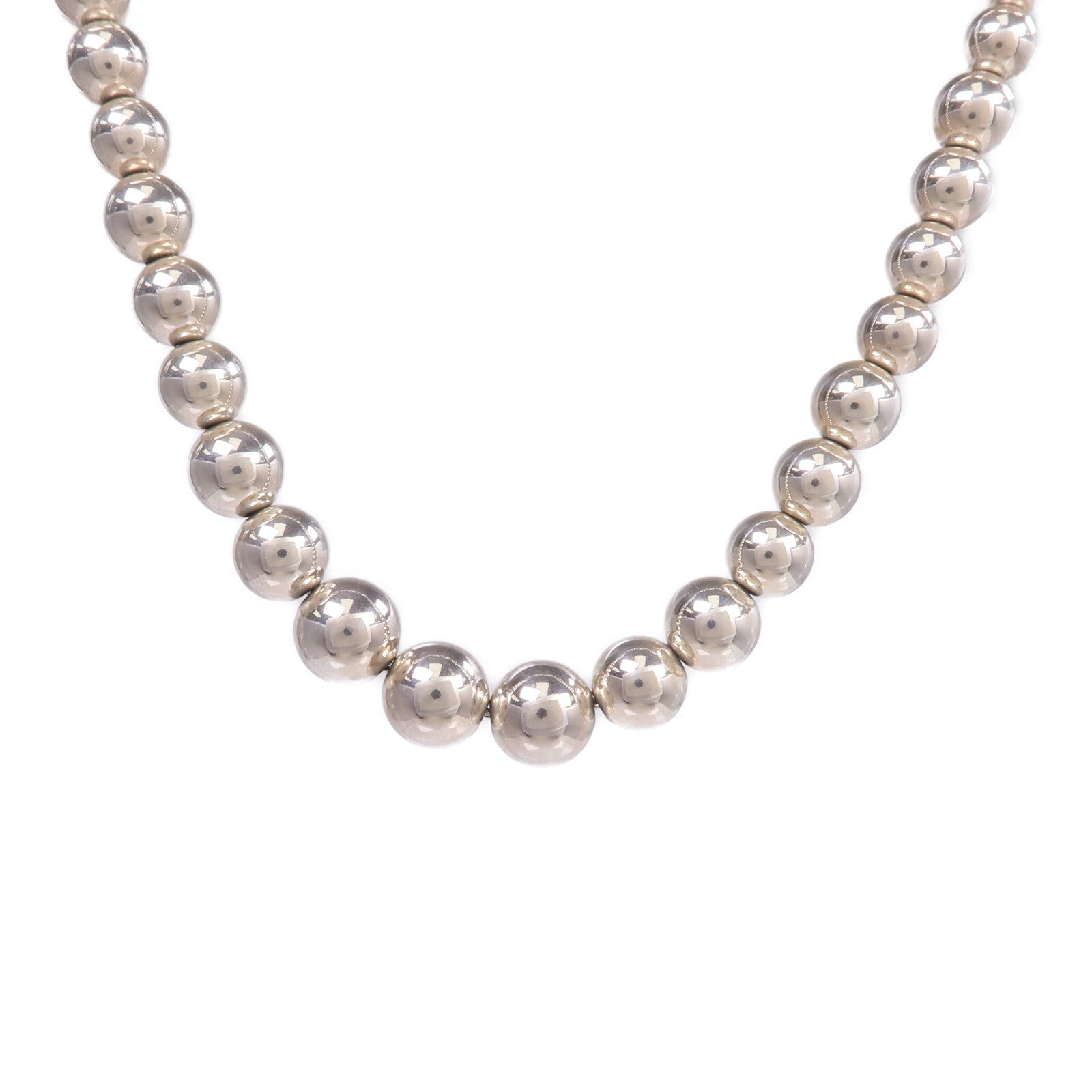 TIFFANY＆CO 925純銀Ball Necklace項鍊