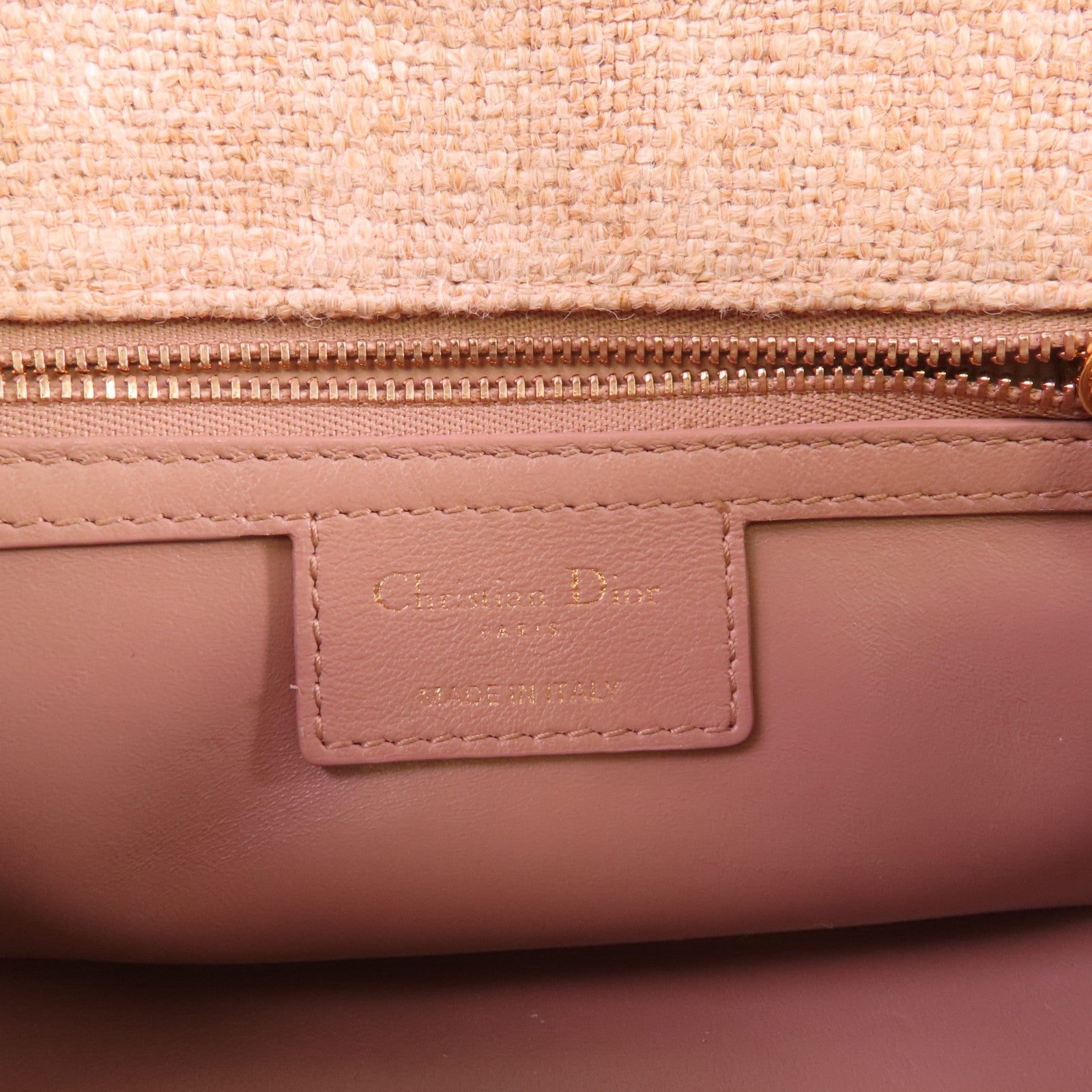 Dior 帆布Caro金扣鏈帶肩背袋