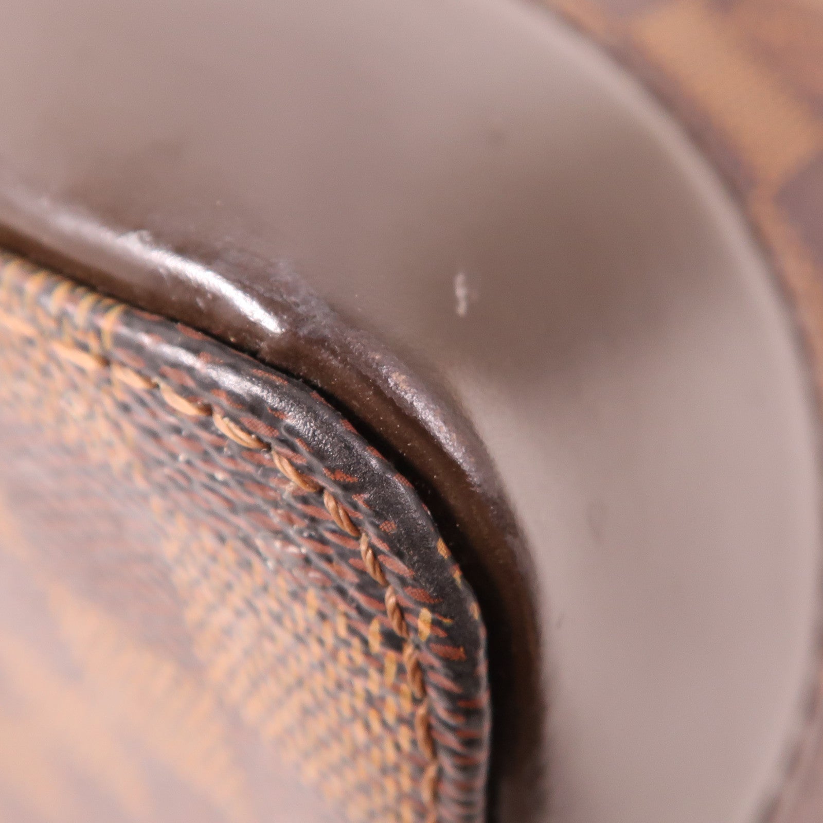 LOUIS VUITTON Damier Hampstead MM金扣肩背袋/手挽袋