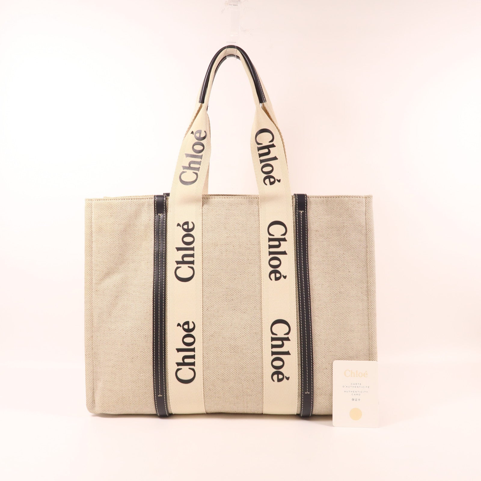 Chloe 【激減優惠】帆布Woody Tote Bag肩背袋