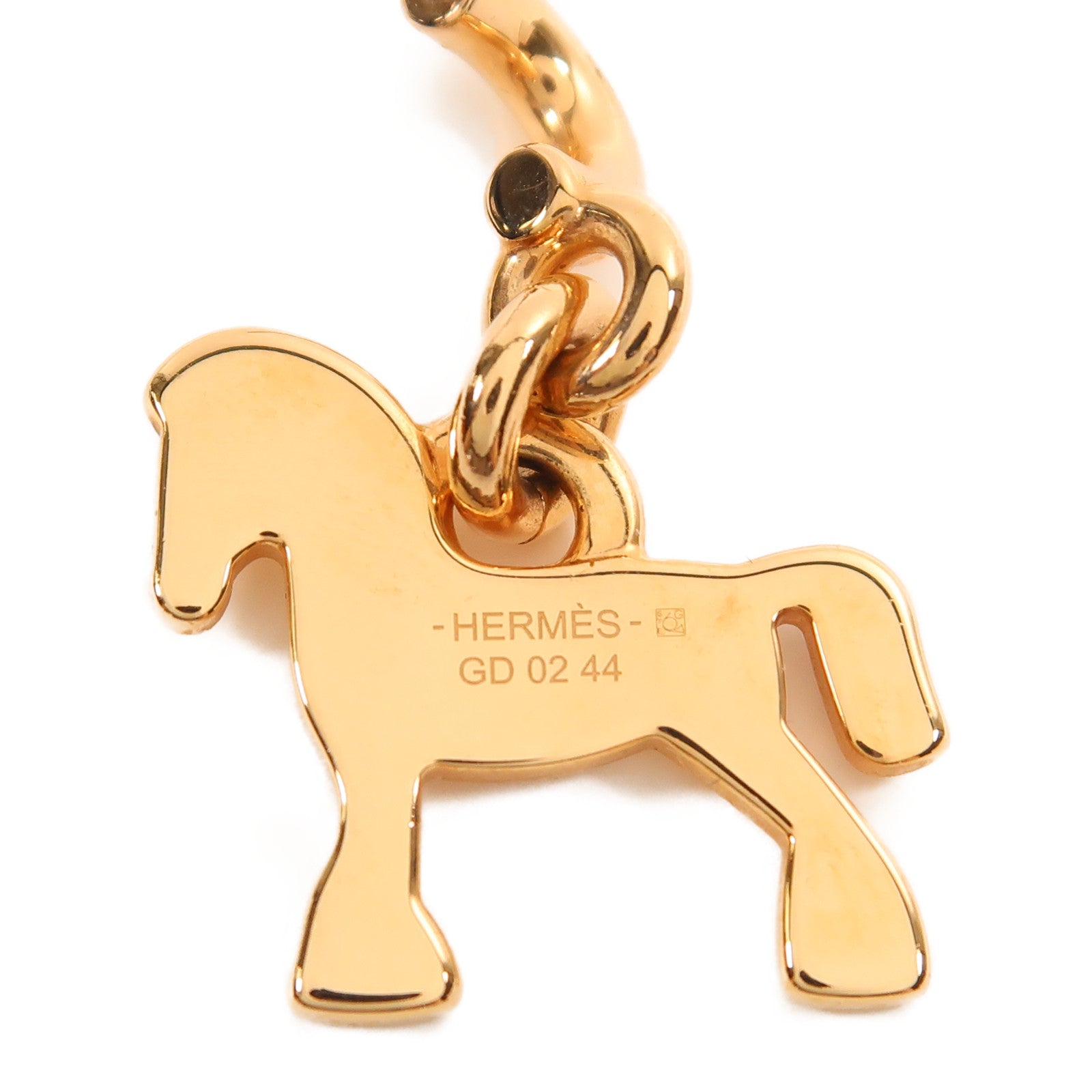 HERMES 金屬Cheval Earrings耳環