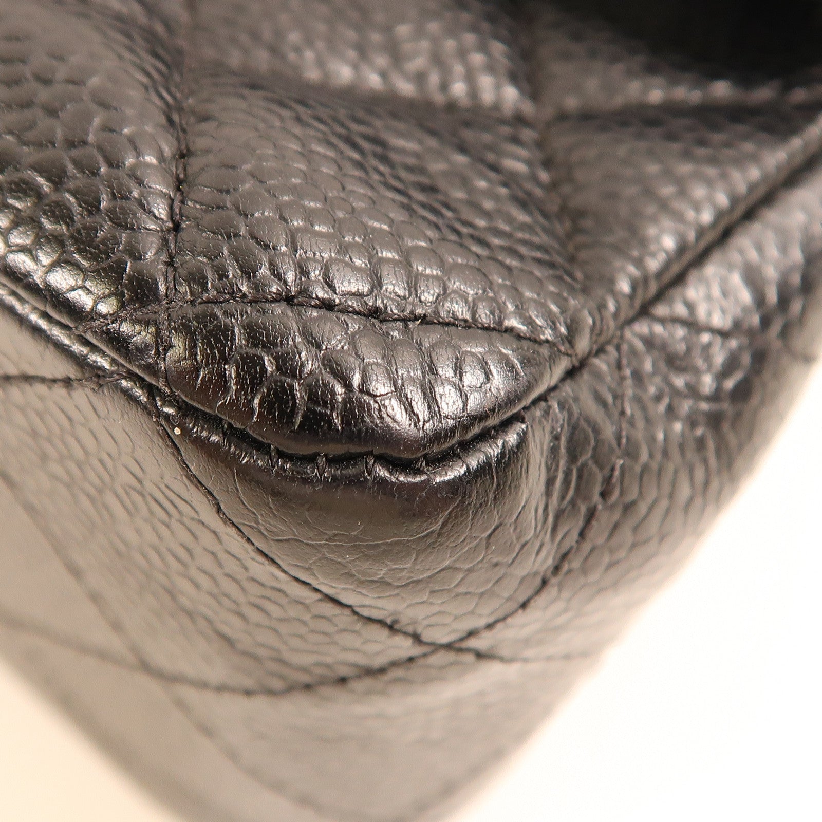 CHANEL 牛皮皮革Classic 25銀扣鏈帶肩背袋