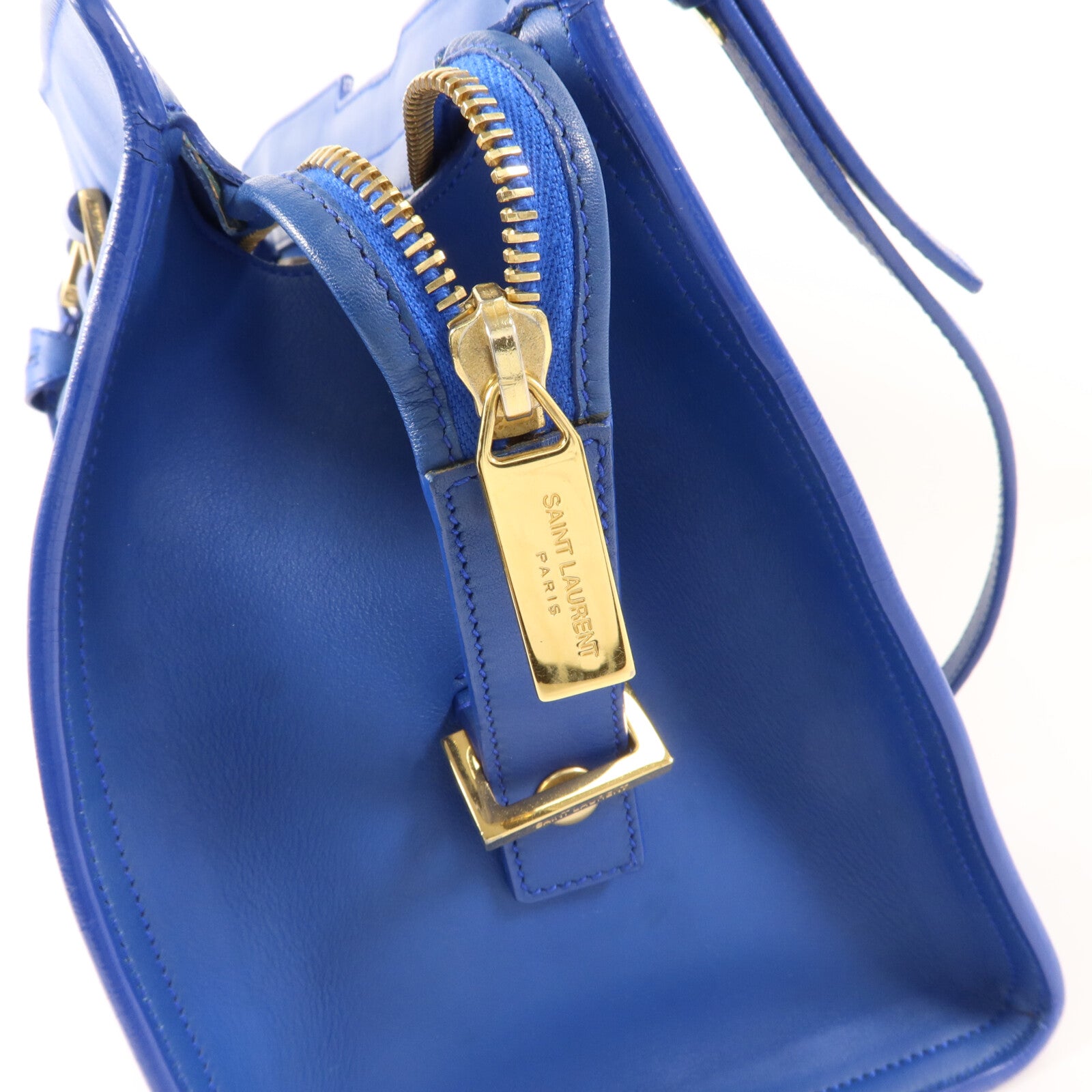 SAINT LAURENT 牛皮皮革2 Way Shoulder Bag手挽肩背兩用袋