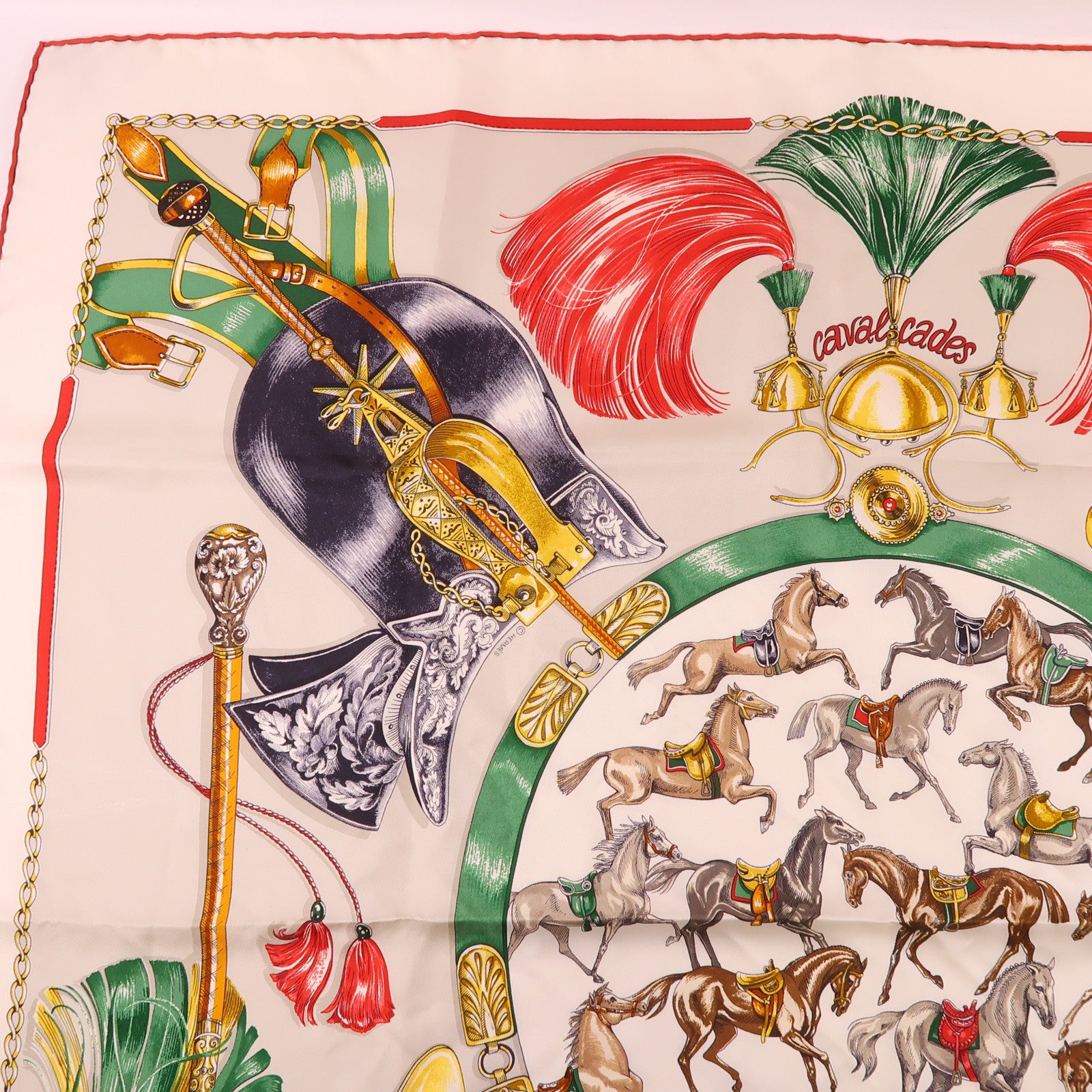 HERMES 絲質Scarf 90X90絲巾