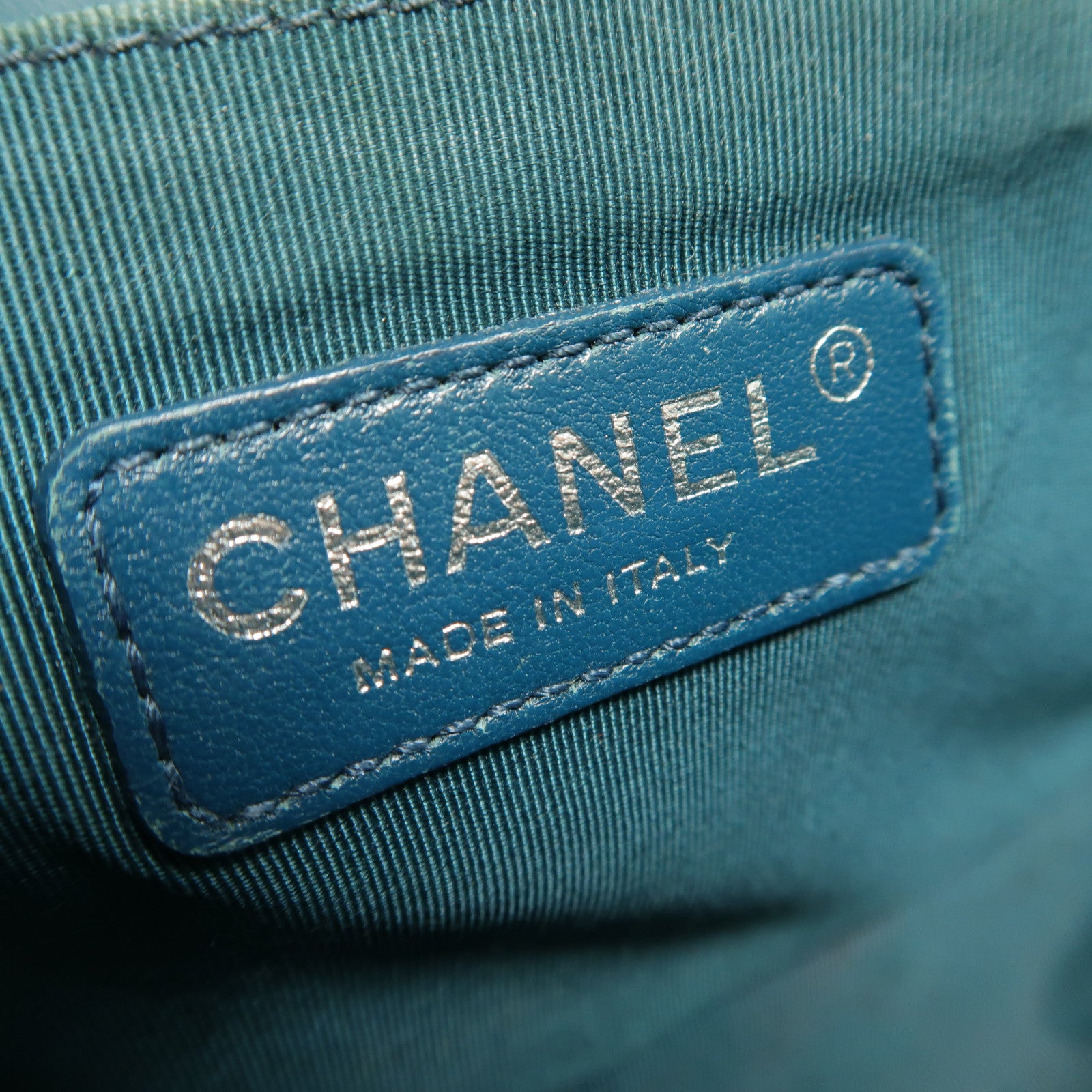 CHANEL 羊皮皮革Boy 25鏈帶肩背袋