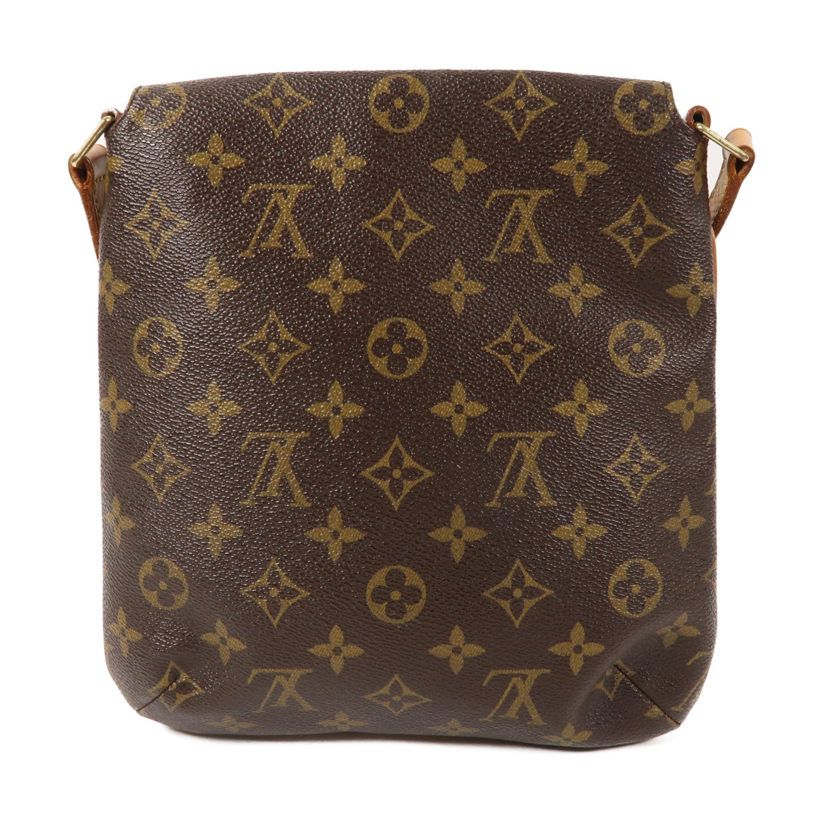 LOUIS VUITTON 【激減優惠】Monogram Musette金扣肩背袋啡色