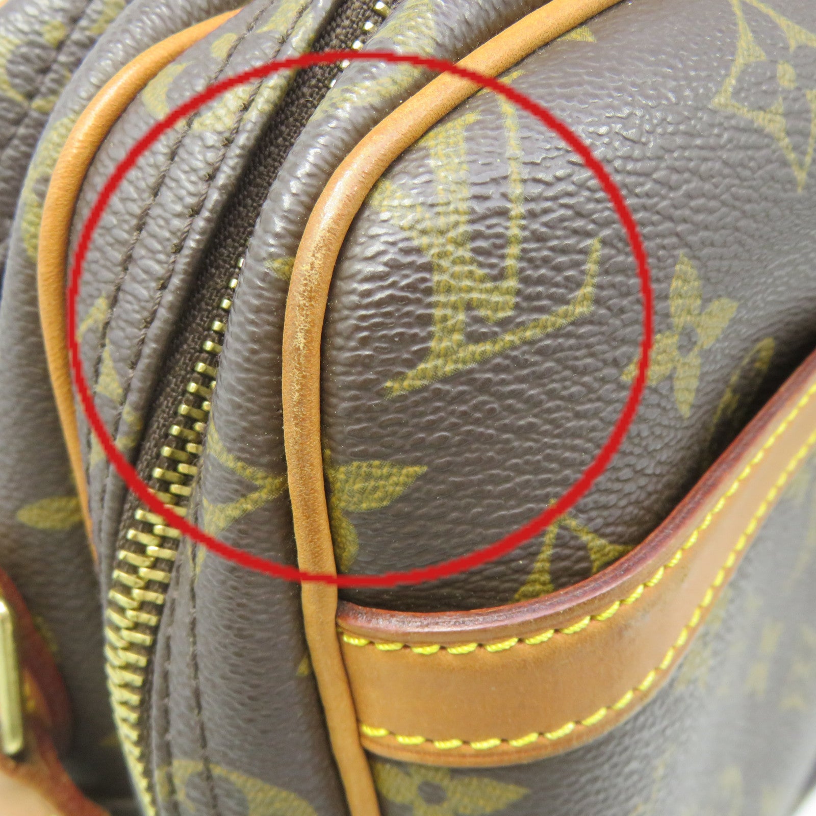 LOUIS VUITTON 【激減優惠】Monogram Reporter PM Shoulder Bag肩背袋啡色