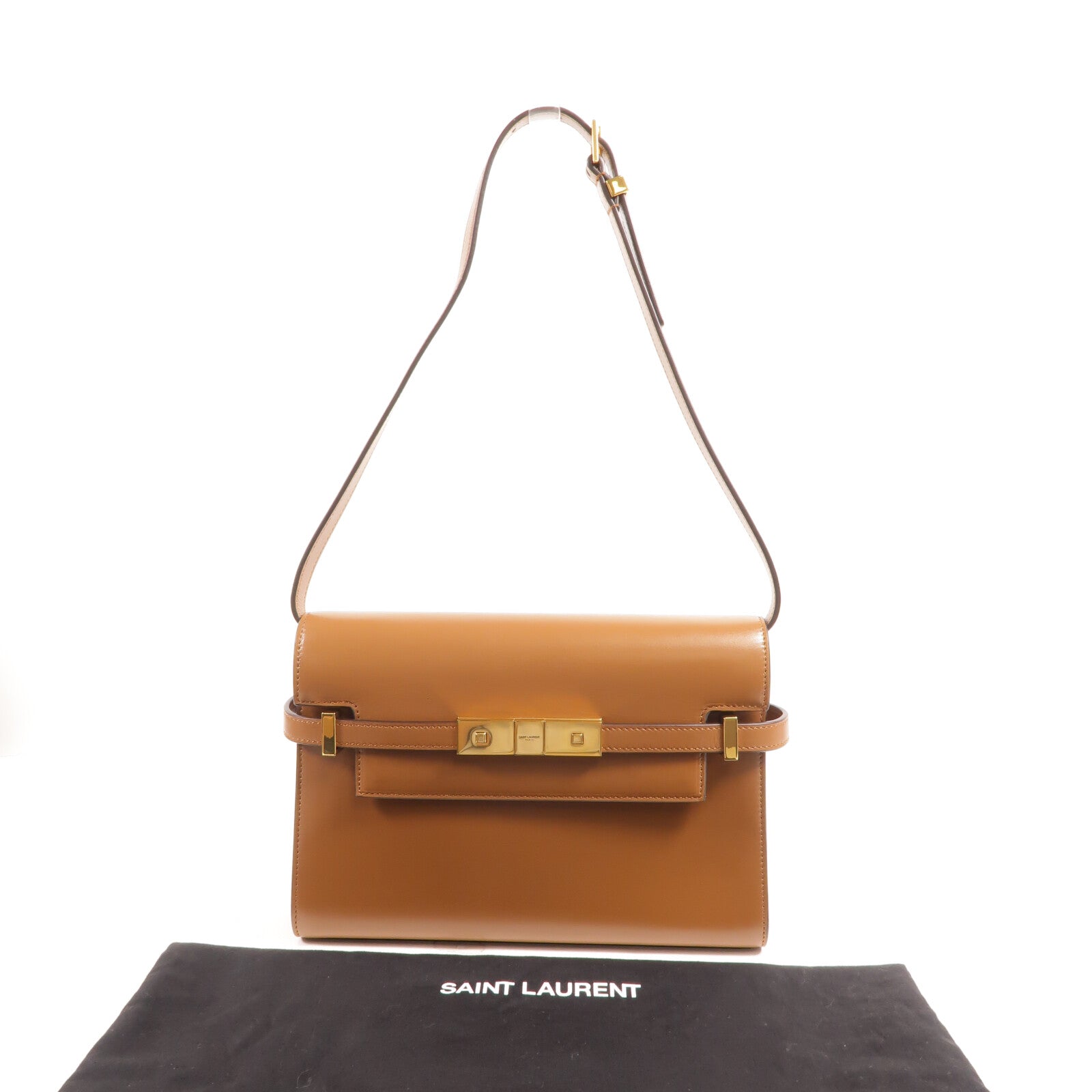 SAINT LAURENT 牛皮皮革Manhattan Small肩背袋