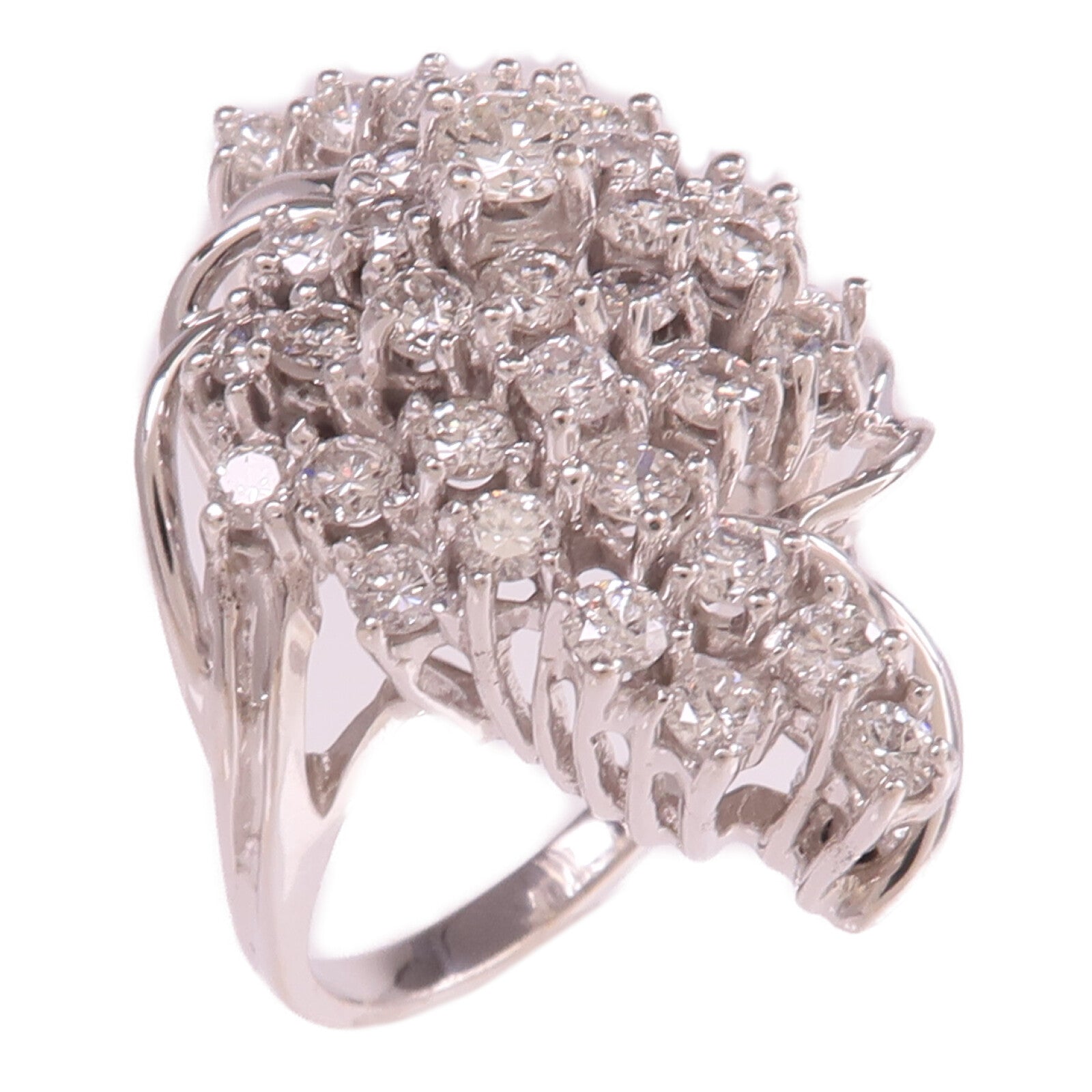JEWELRY 14K白金Diamond Ring鑽石戒指US#7.5