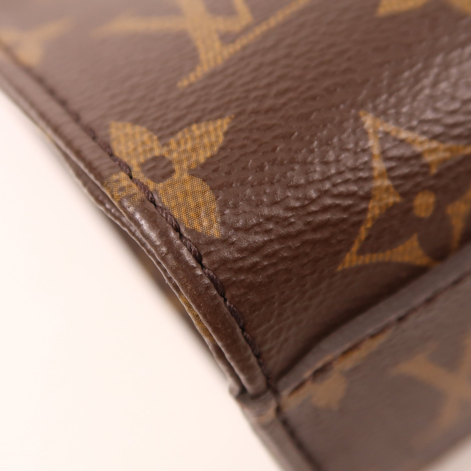 LOUIS VUITTON Monogram Sac Plat BB金扣手挽肩背兩用袋