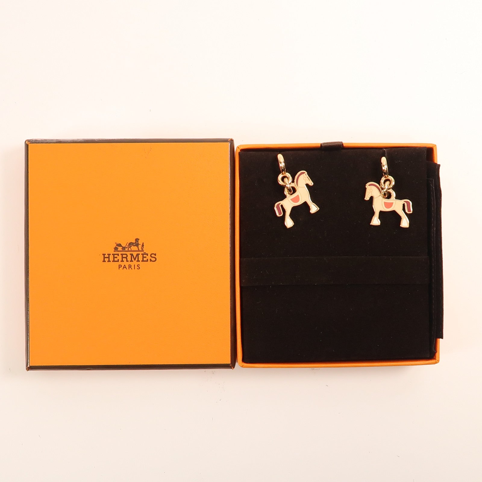 HERMES 金屬Cheval Earrings耳環