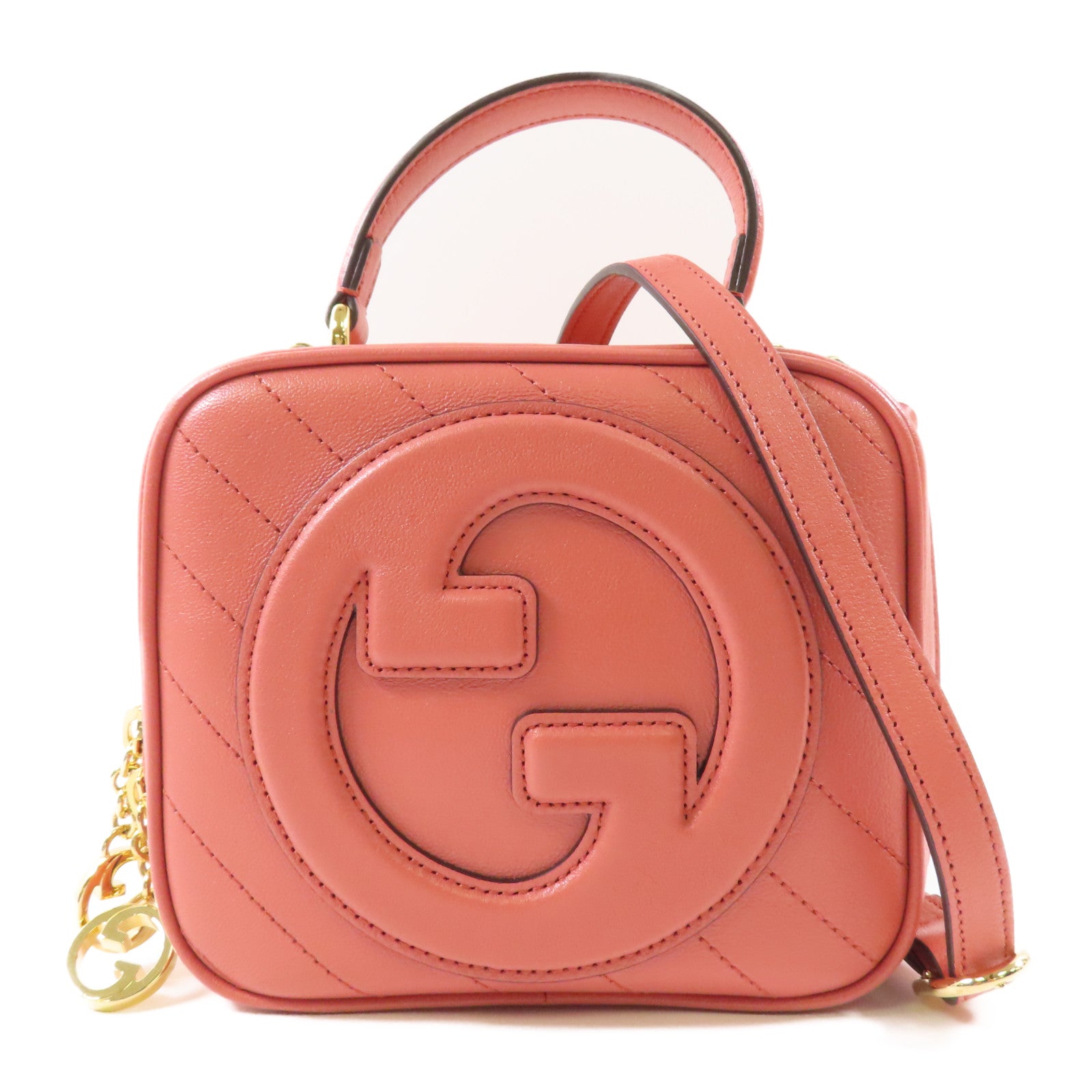 GUCCI 牛皮皮革Blondie Bag金扣手挽肩背兩用袋